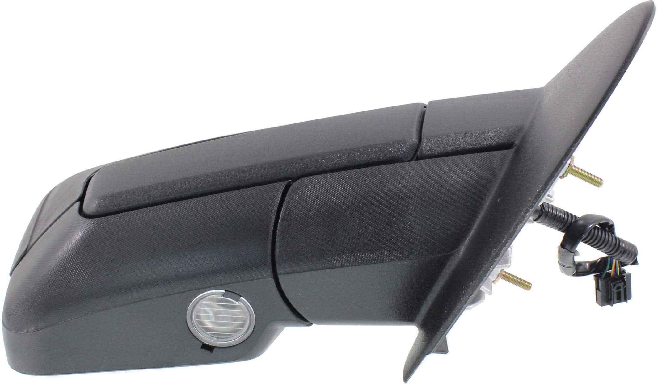 Kool-Vue Mirror Compatible with 2007-2017 Ford Expedition Textured Black Power, Manual Folding, Heated, Blind Spot Detection, Memory and Signal Light Passenger Side