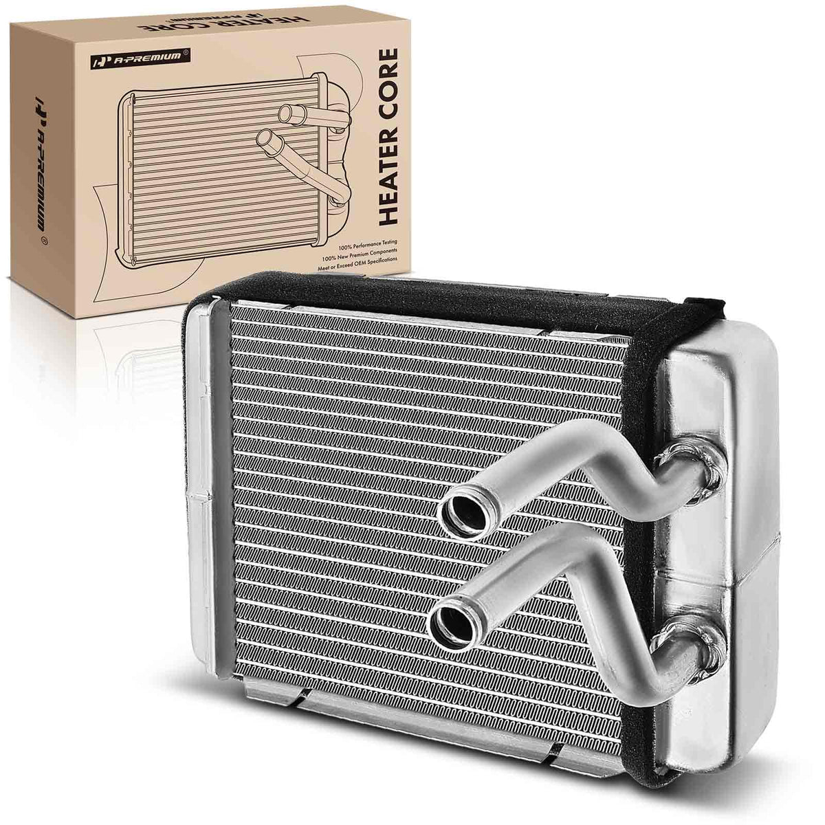 A-Premium Front HVAC Heater Core Compatible with Ford F-100 F-150 1980-1996, F-250 F-350 F-600 F-700 F-800 F53 F59 F Super Duty,
