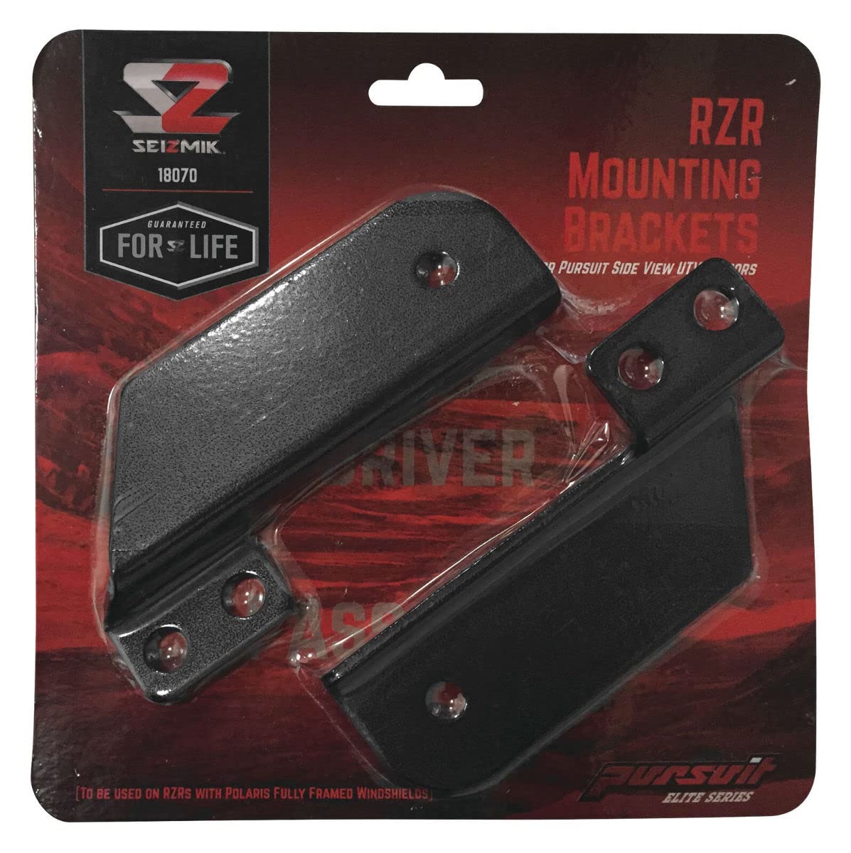Pursuit Mirror Mounts / Mounting Brackets For Polaris Rzr 900S / 1000 Utv Side View Mirrors