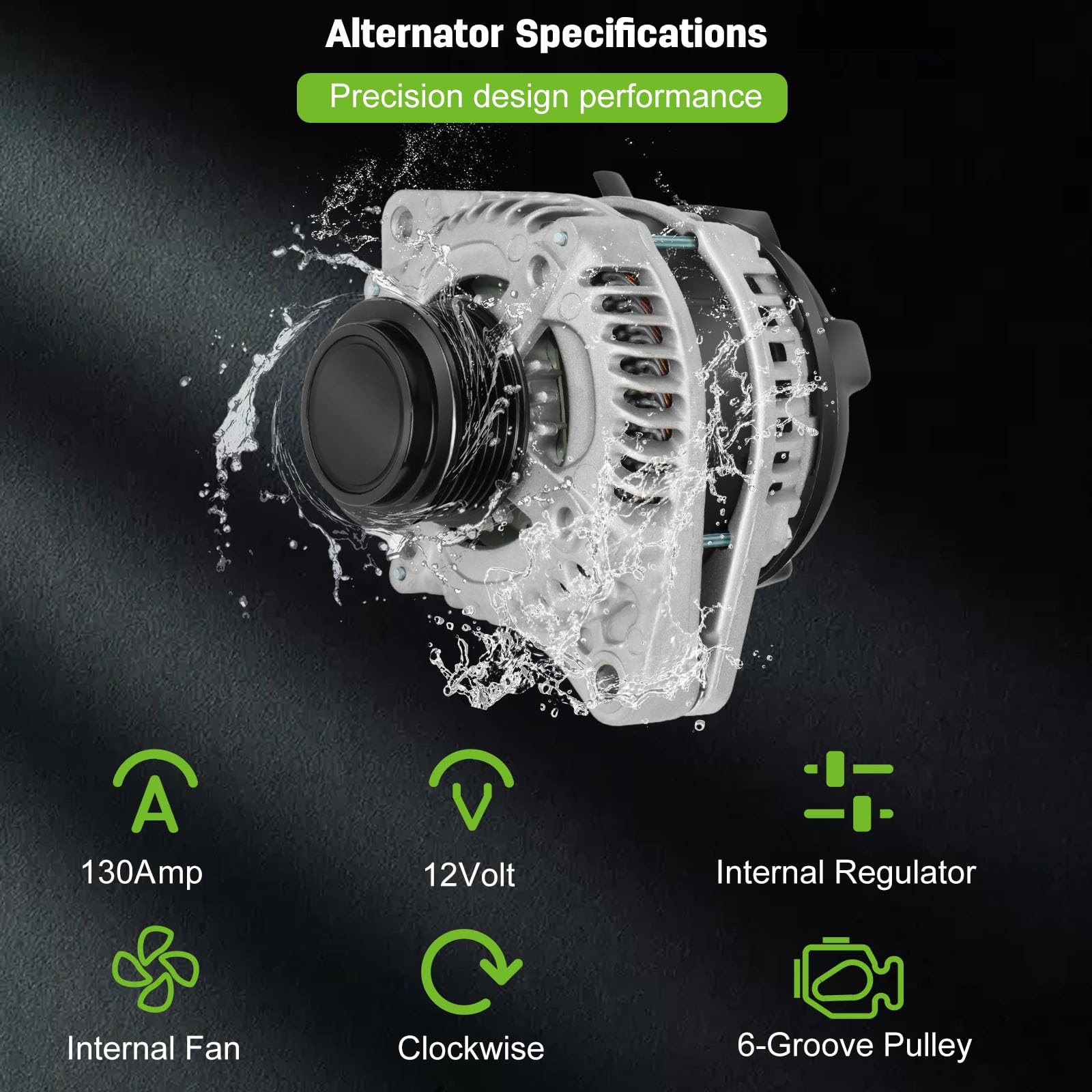 Scitoo Alternator 9764219-124 Fit For Honda For Pilot 2012 2013 2014 2015 For Honda For Odyssey 2011 2012 2013