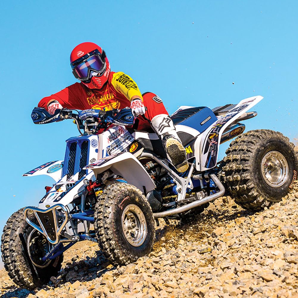 ATV Goggles Dirt Bike Goggles 2-Pack Motorcycle Goggles For Men Women Motocross Goggles Bike Riding Goggles Offroad Goggles Ski