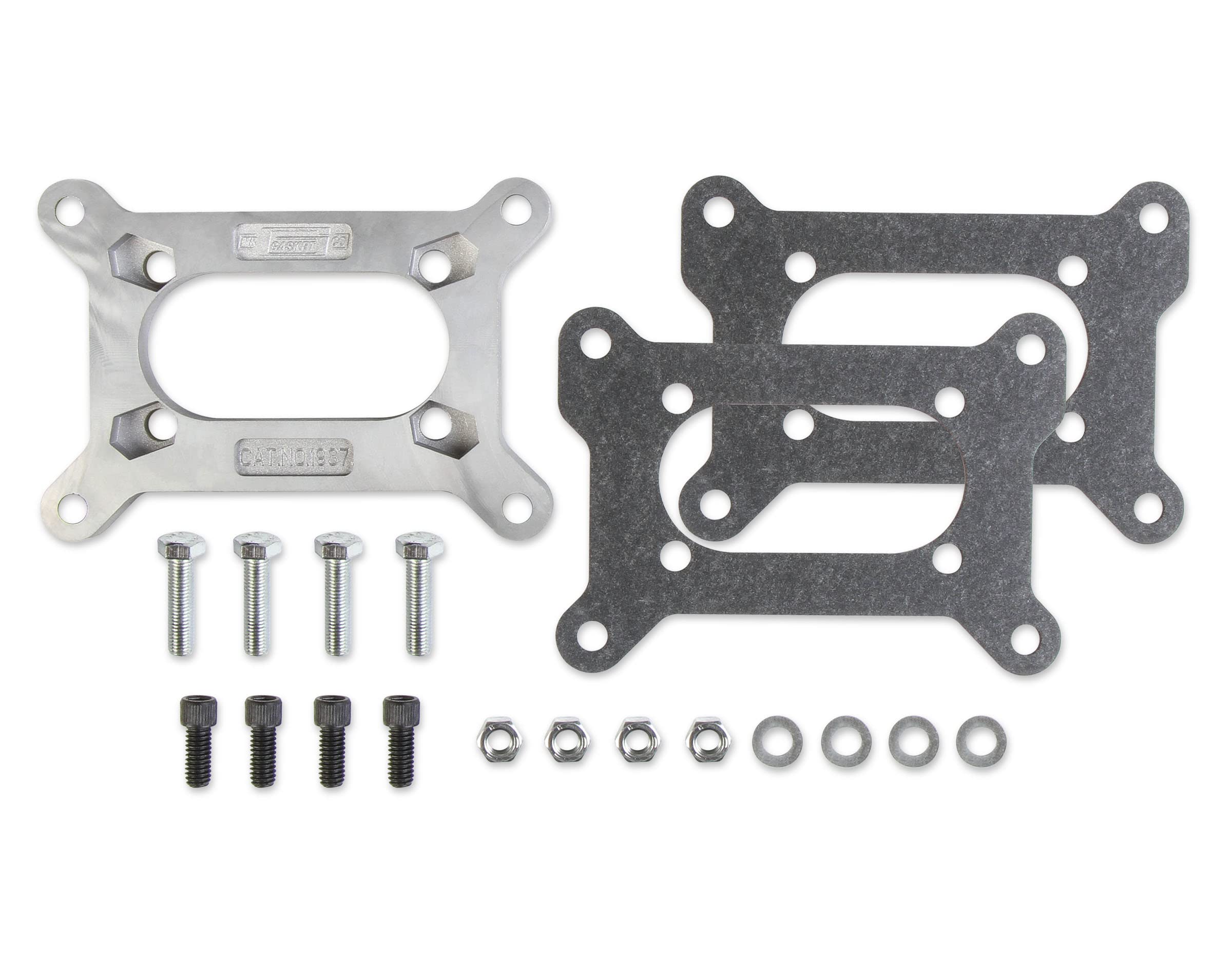 Mr. Gasket 1937Mrg Carburetor Adapter Kit, Silver