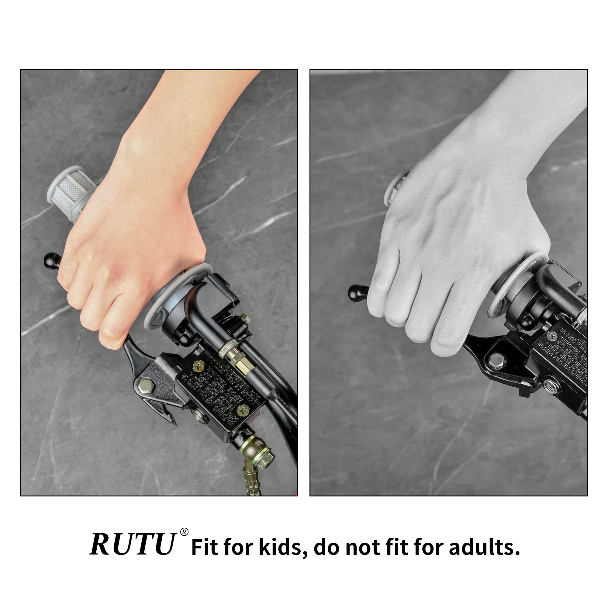 RUTU Right Hydraulic Brake Master Cylinder with Brake Lever - Replacement Disc Brake Parts for 50cc, 70cc, 90cc, 110cc, 125cc Ta