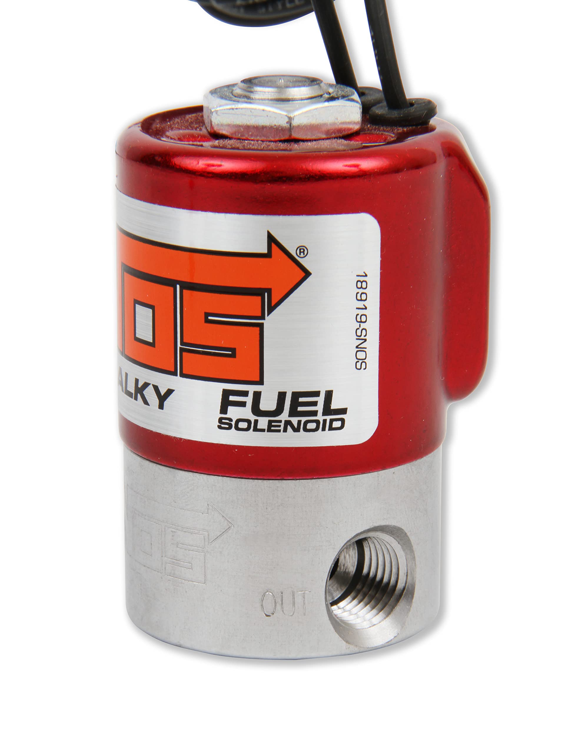 Nos 18060Nos Fuel Solenoid - Red