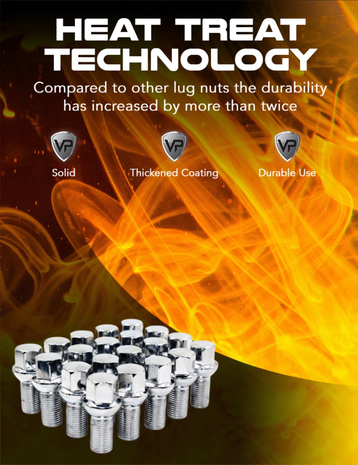 Set Of 20 Veritek 14X1.5Mm Chrome 24Mm Thread Length 17Mm Hex R12 Ball Seat Wheel Lug Bolts For Mercedes C Cls E Slc Class Facto