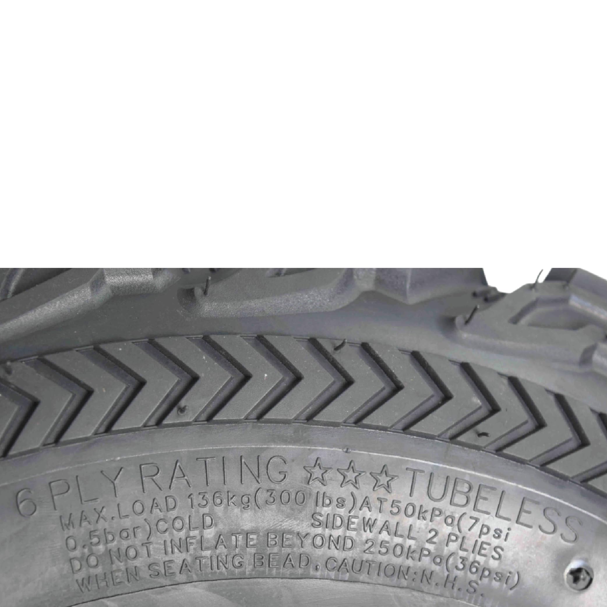 Kenda Bearclaw Ex K573-23X8-10 Front & 23X10-10 Rear Tires For All Terrain (Atv), Utv, And Side By Side (Sxs) Vehicles - 6-Ply -