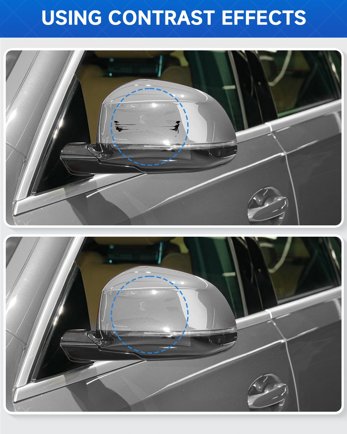 Teslaunch Titan Silver(354) For Bmw Car Touch Up Paint Kit,Exact Match Car Scratch Repair Touch Up Paint Kit (Titan Silver Metal