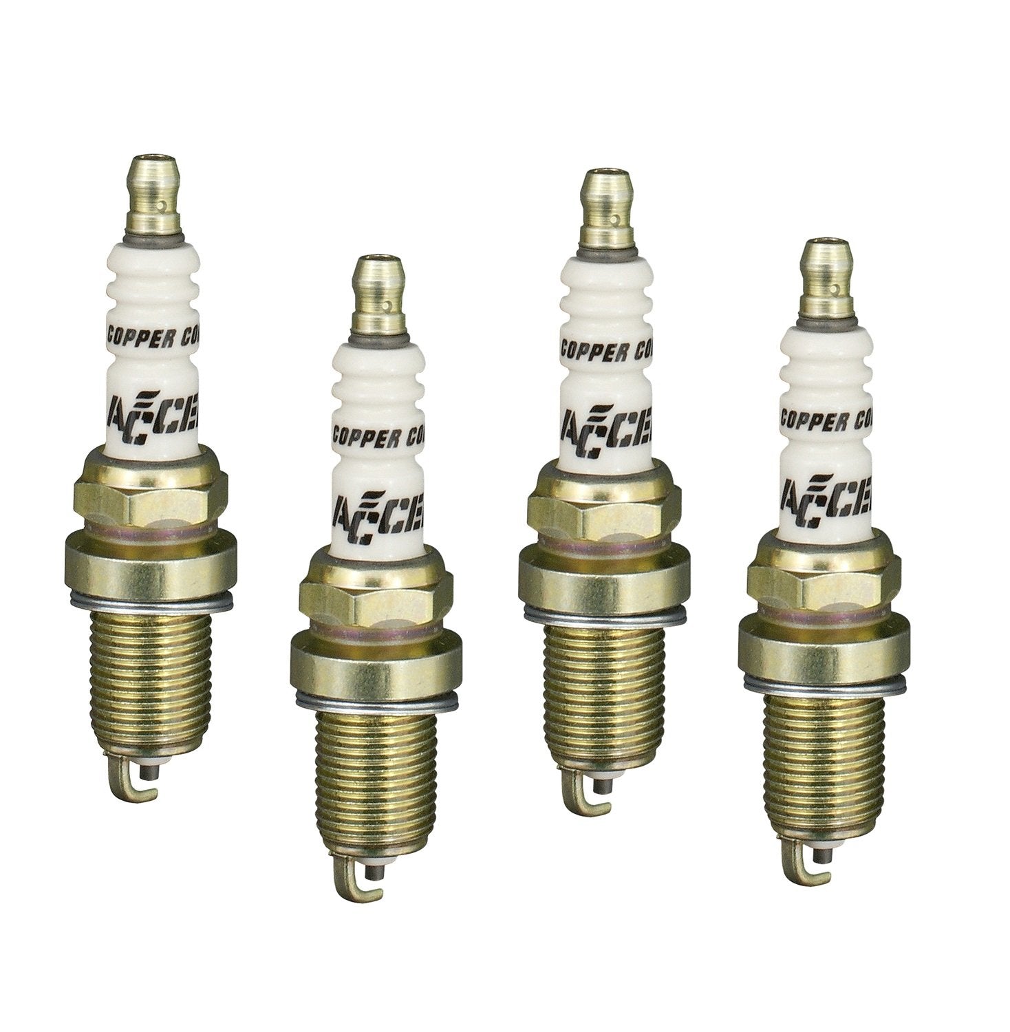 Accel 0416S-4 Shorty Copper Core Spark Plug, (Pack Of 4)
