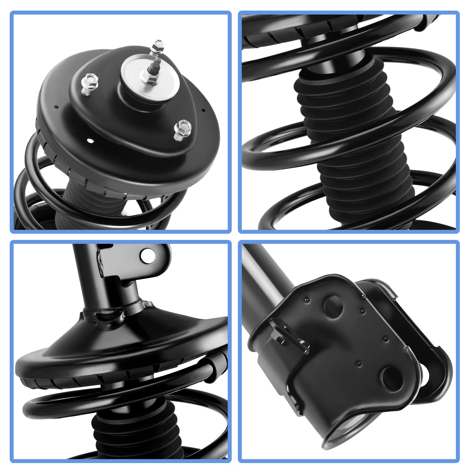 Yitamotor Front Complete Struts Rear Suspension Shocks Compatible With 2003-2008 Pilot 2001-2002 Acura Mdx