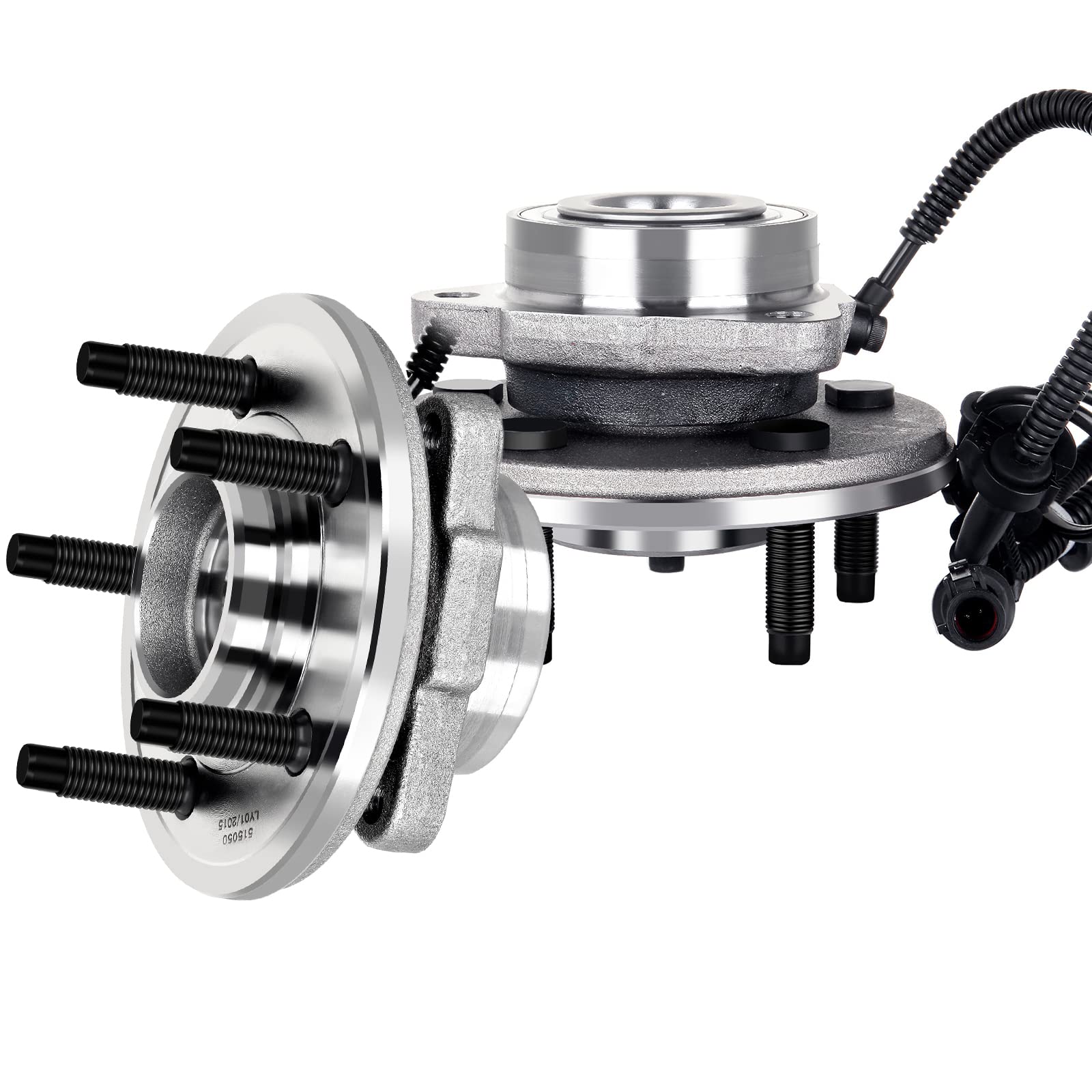 ECCPP 515050 2PCS Wheel Hub Bearing Assembly Lincoln Aviator Ford Explorer Mercury Mountaineer 2002 2003 2004 2005 4WD RWD 5 Lug