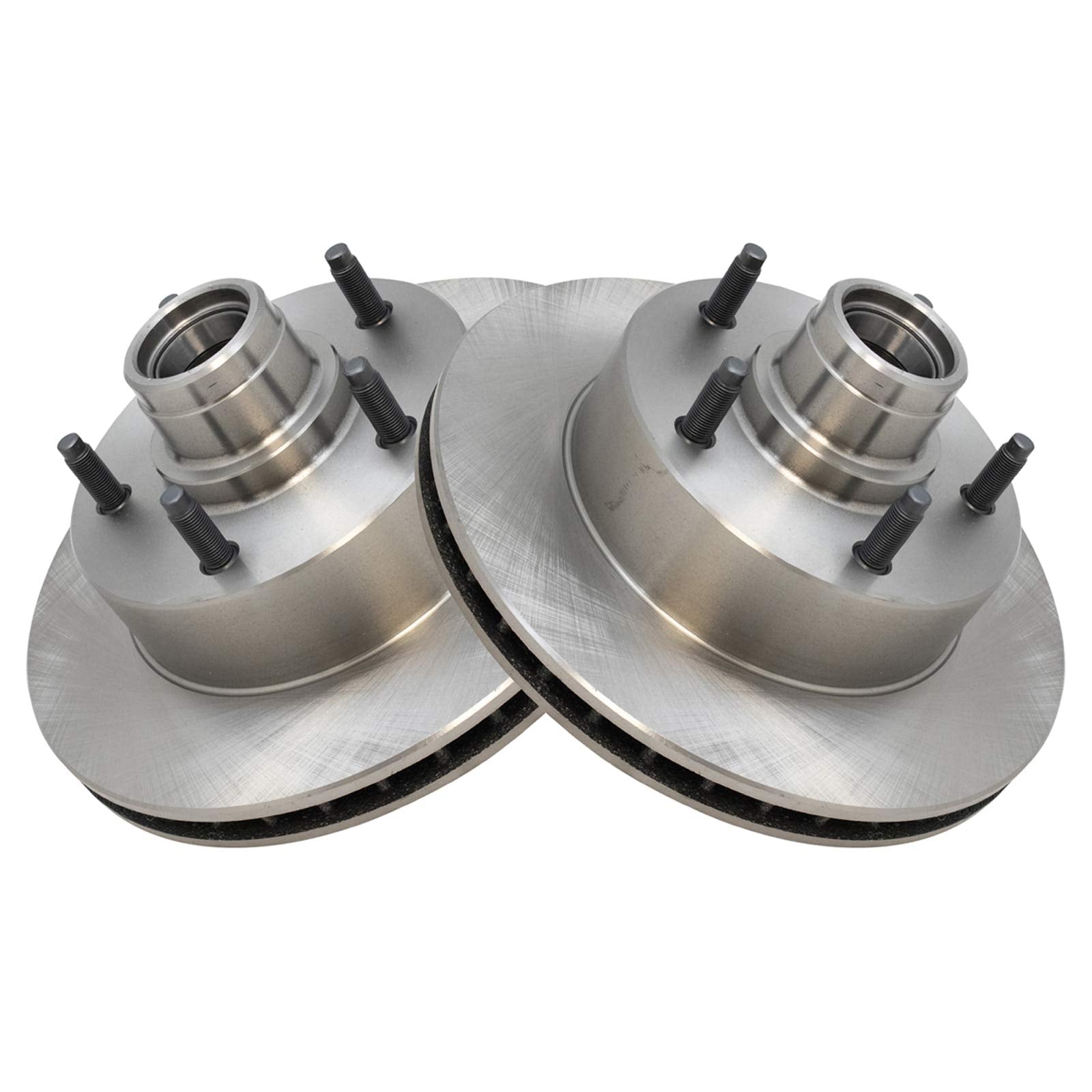 Trq Front Brake Pad & Rotor Kit Brake Pads Brake Rotor Ceramic Compatible With 1994-2001 Ford E-150 Econoline E-150 Econoline Cl