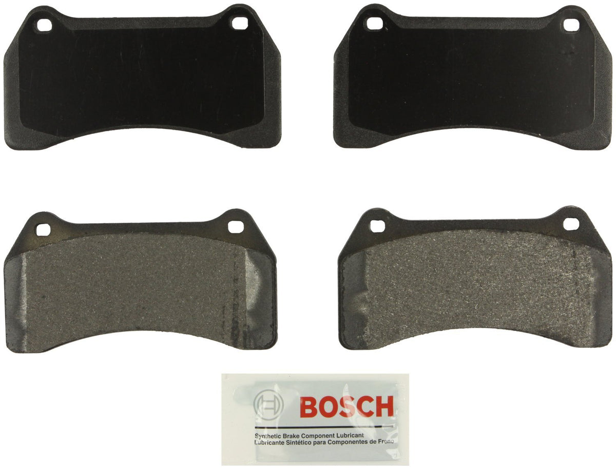 BOSCH BE938 Blue Semi-Metallic Disc Brake Pad Set - Compatible with Select Jaguar S-Type, Super V8, Vanden Plas, XJR; FRONT