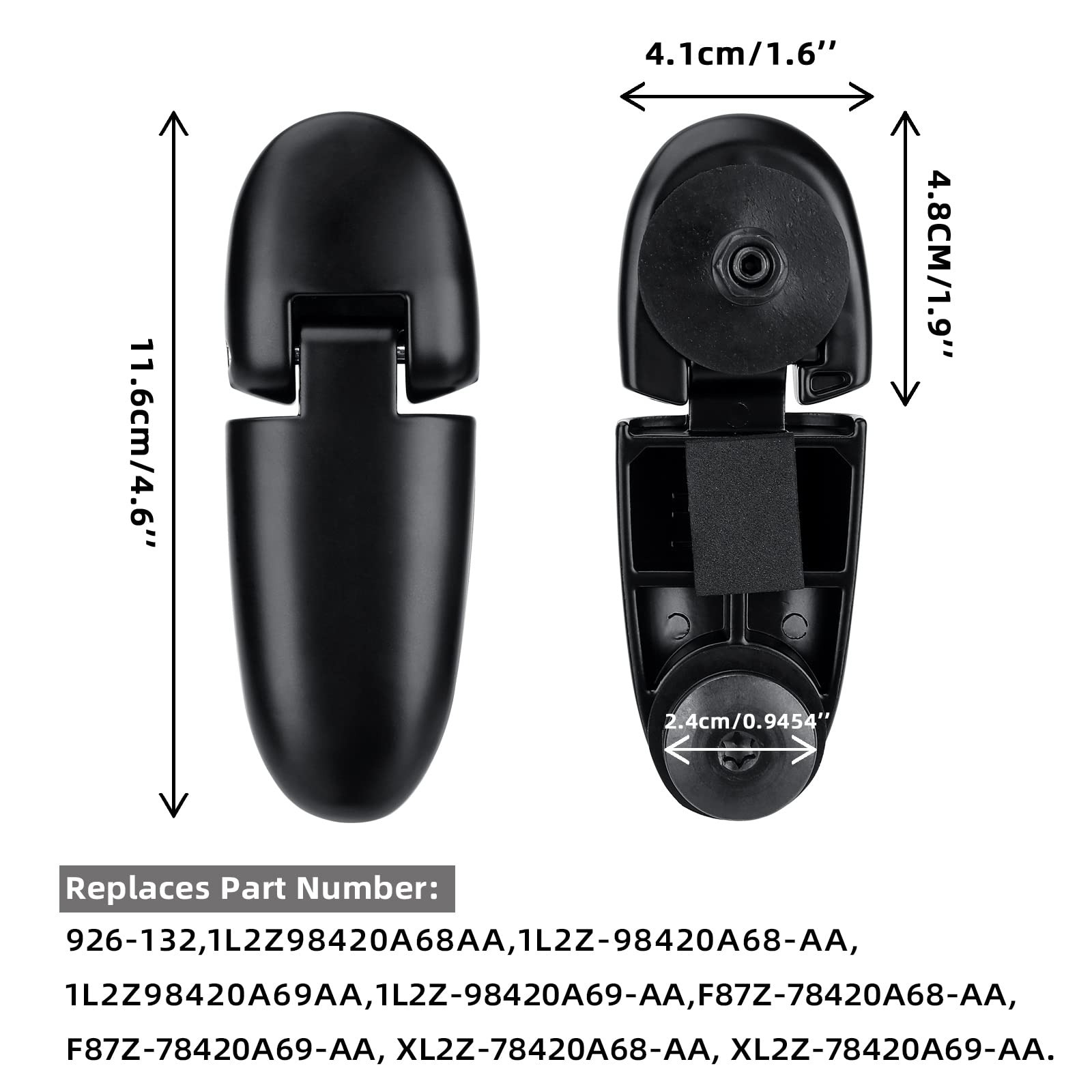 Tomanic 926-132 Back Hatch Liftgate Hinge Set for Ford Explorer (1998-2002), Mercury Mountaineer (1998-2001) - OE# 1L