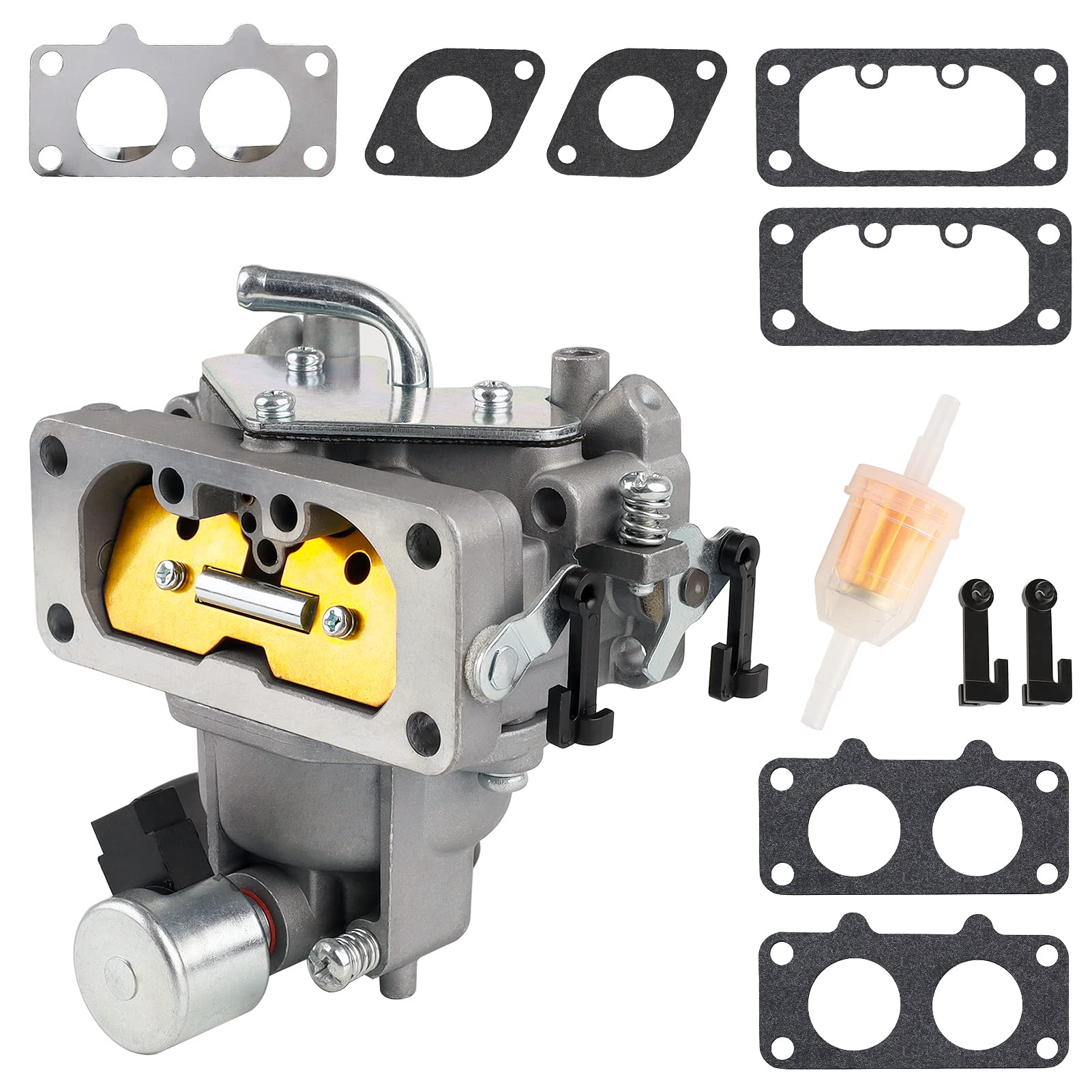 FH641V Carburetor for Kawasaki FH641V FH721V FH661V FH680V FX850V FH751V FX801V 22 HP Engine Carb Replace# 15004-1010 15004-0760