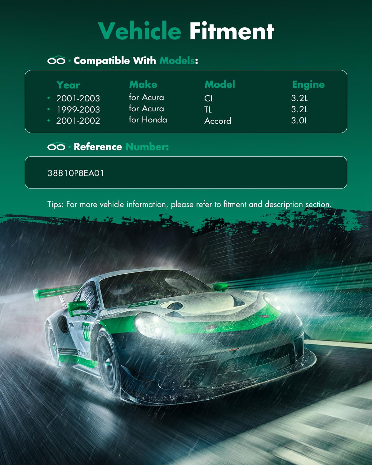 SCITOO AC Compressor with Clutch for Acura CL 3.2L for Acura TL 3.2L for Honda Accord 3.0L 1999-2003