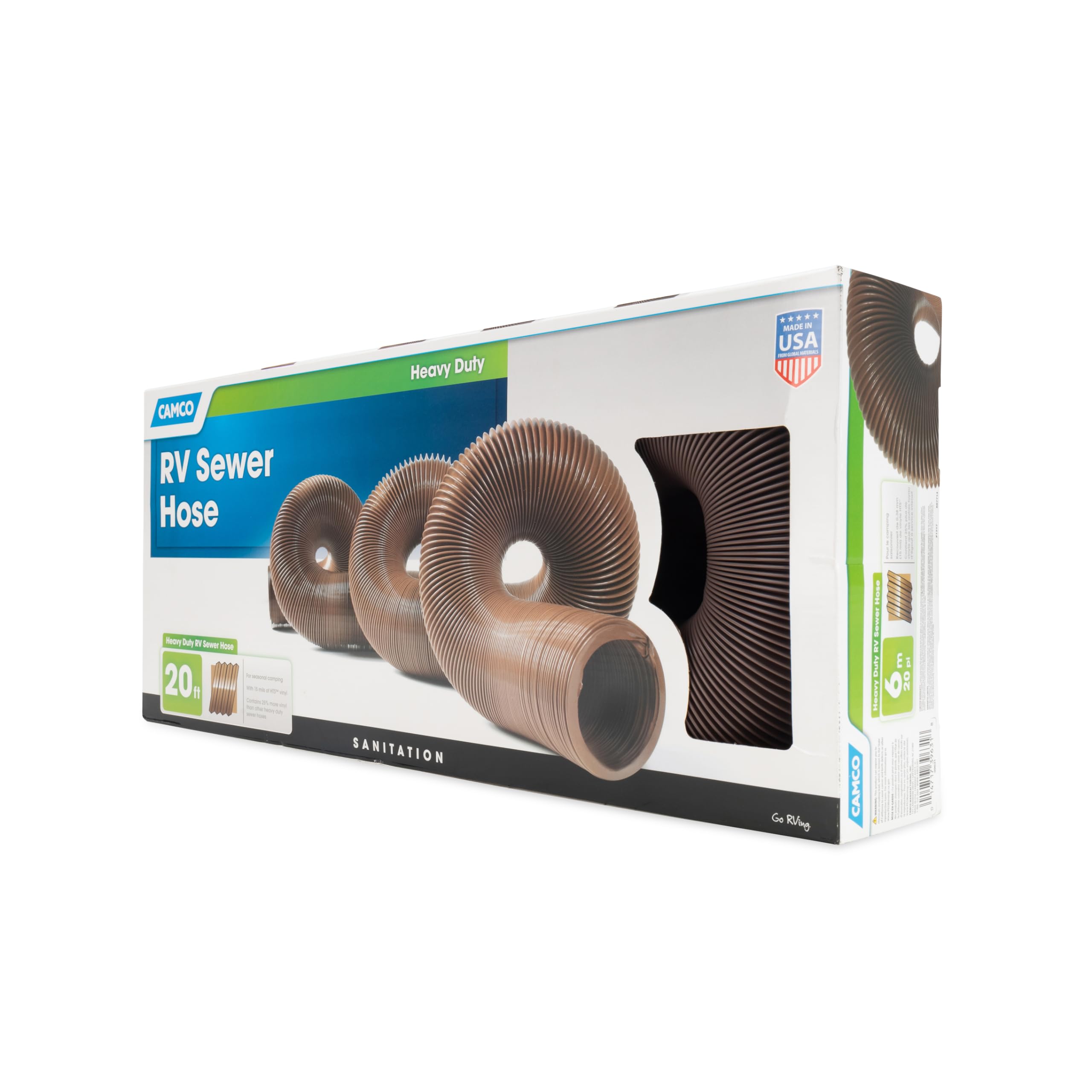 Rv Hvyduty Swer Hose 20'(Pack Of 1)