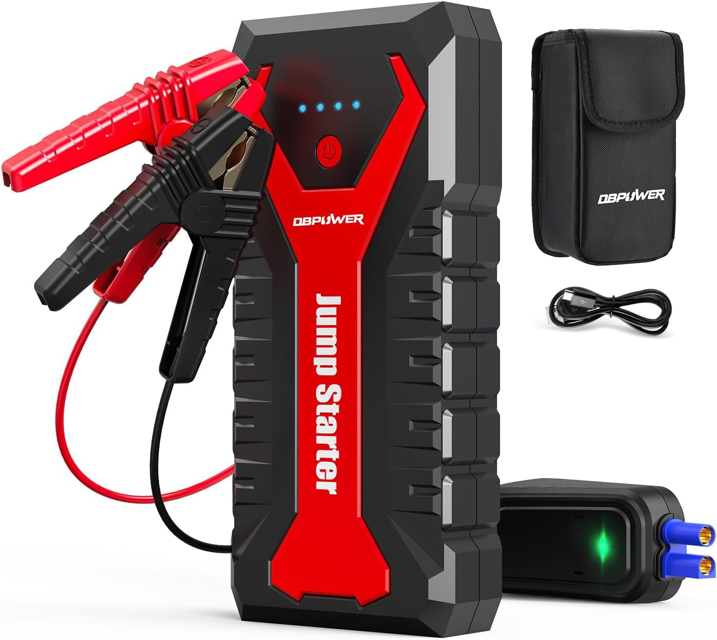 Dbpower 3000A/80.66Wh Portable Car Jump Starter (Up To 10.0L Gas/8.0L Diesel Engines) 12V Auto Lithium-Ion Battery Booster With