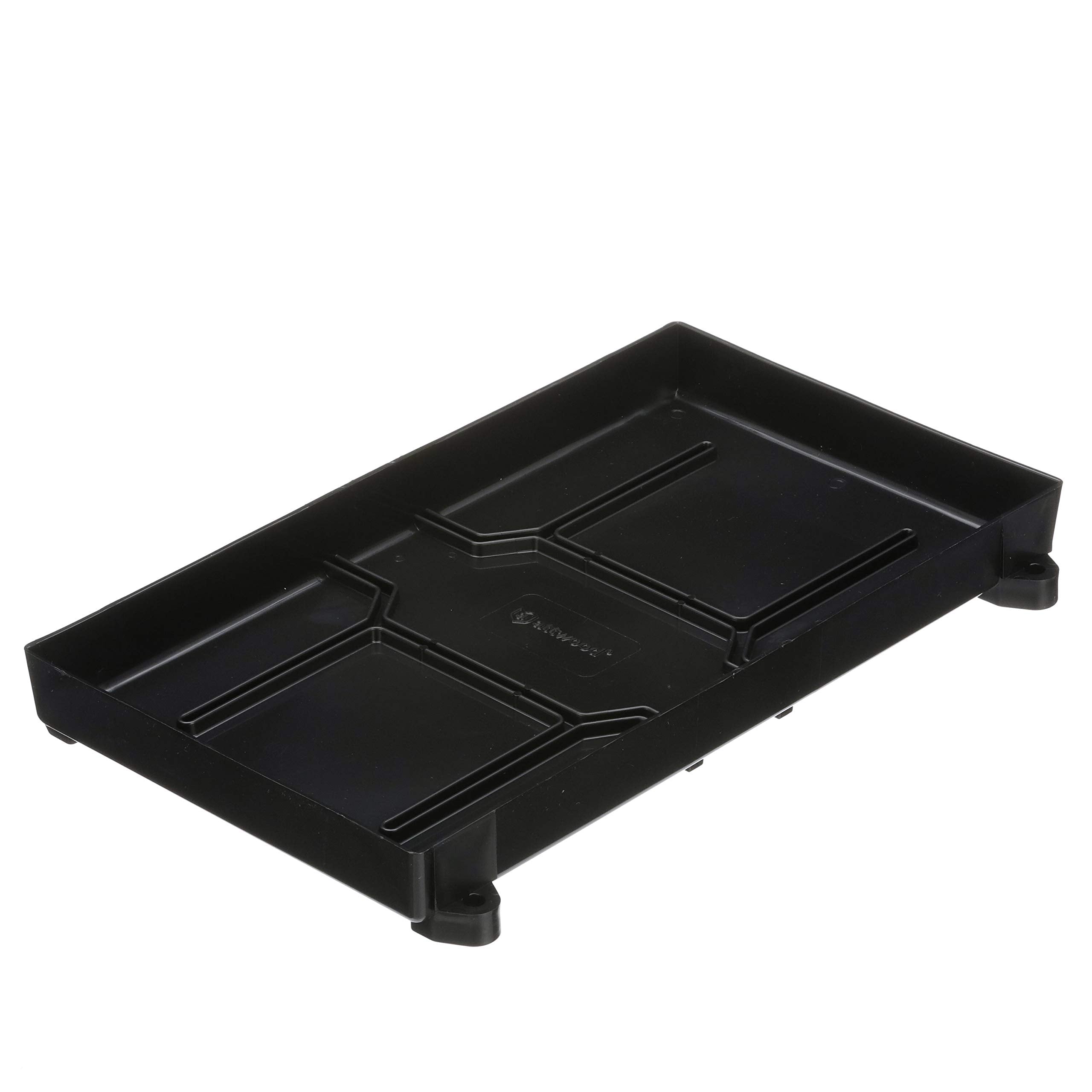 Attwood 9093-5 Battery Tray With Strap, 27/27M Series Battery, 12 3/8-Inches L X 7 1/8-Inches W, For Up To 10 1/2 Inches Tall
