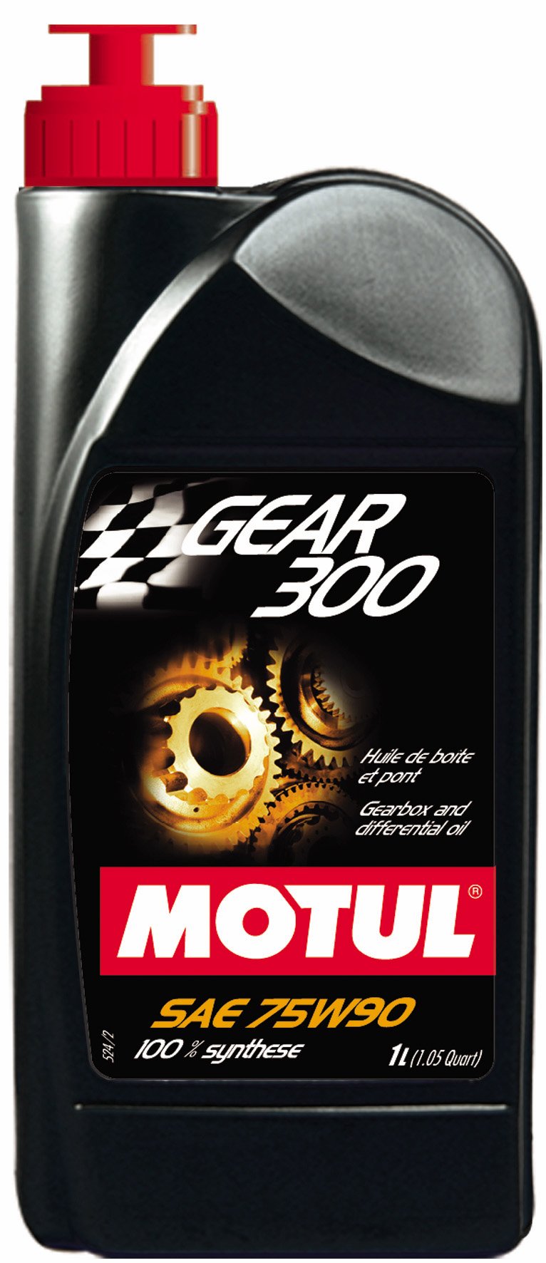 Motul Gear 300 Fully Synthetic Gearbox Oil - 75W90 1L (Pack of 4)