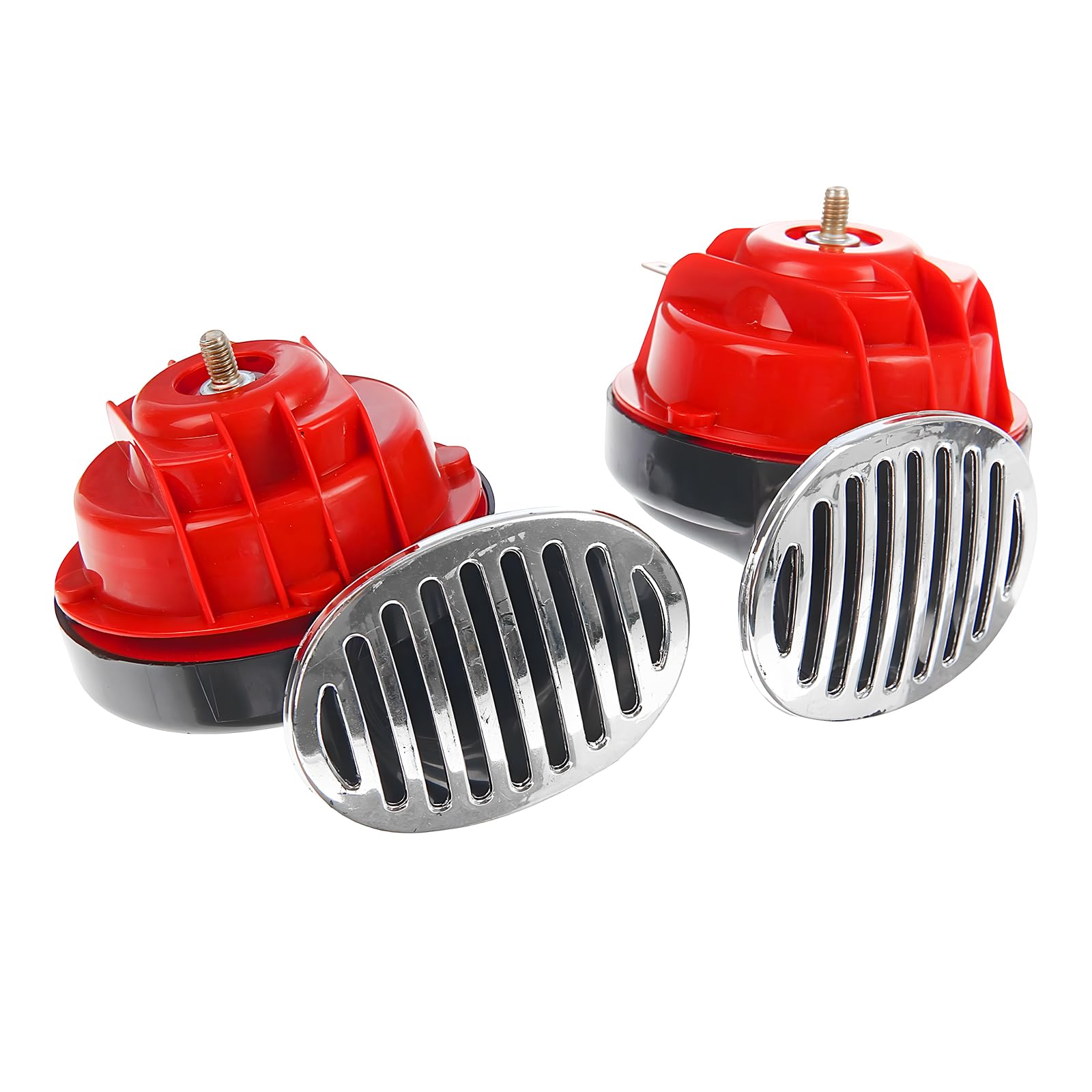 Augeny 300DB Super Loud Car Horn, 12V Waterproof Car Air Electric Snail Horn, Universal Accessories for Car, Motorcycle, Truck, 