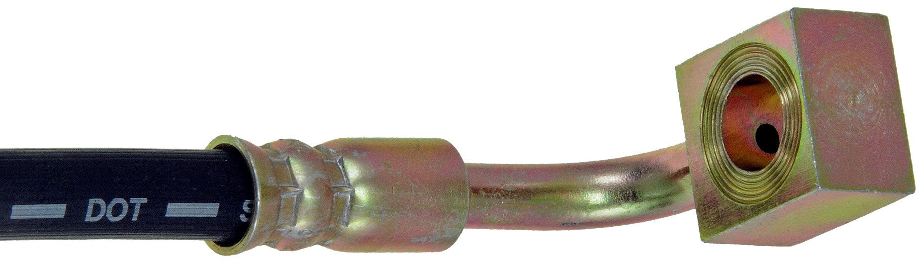 Dorman H38047 Front Driver Side Brake Hydraulic Hose Compatible With Select Dodge / Plymouth Models