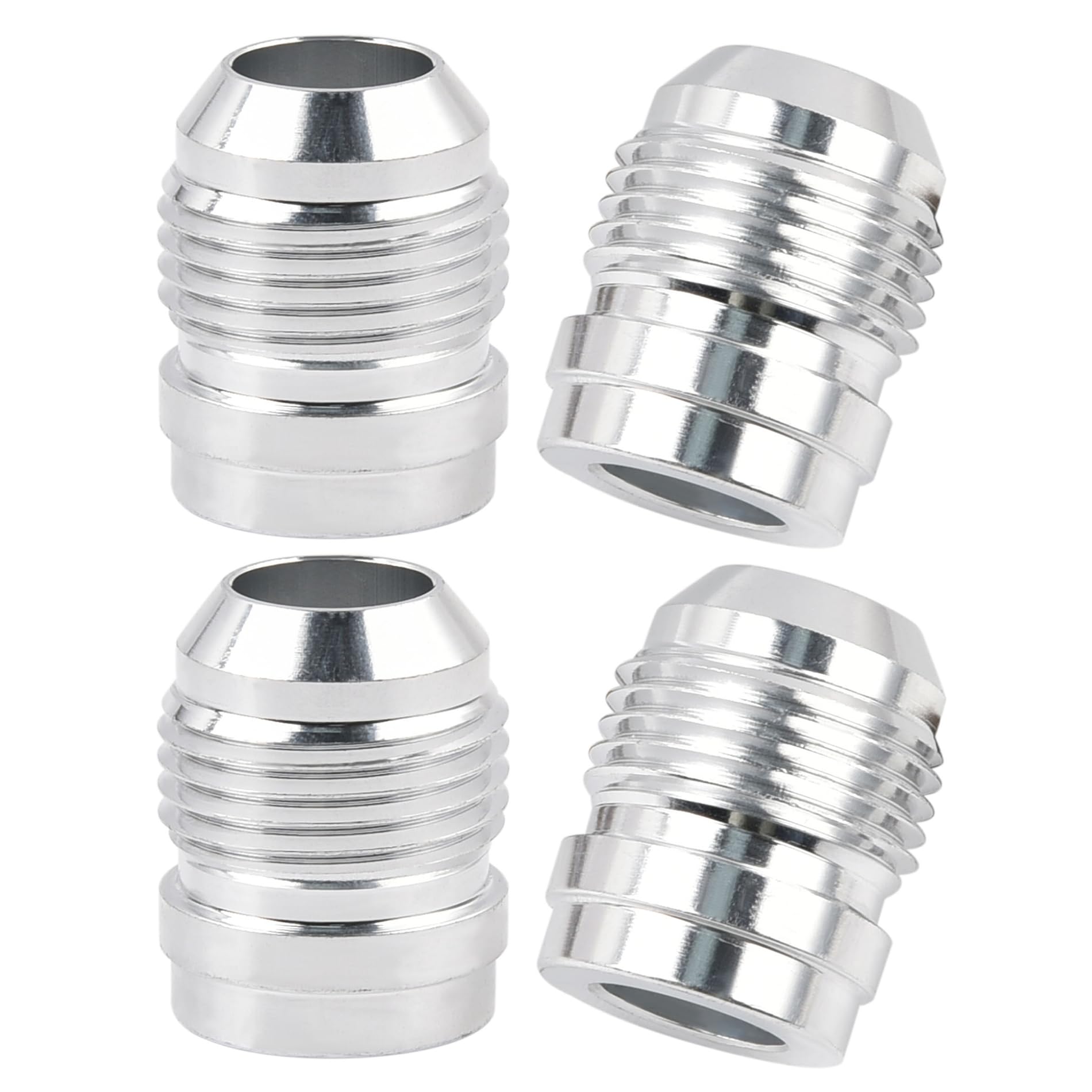EVIL ENERGY 10AN Male Weld on Bung Fitting Aluminum 4PCS