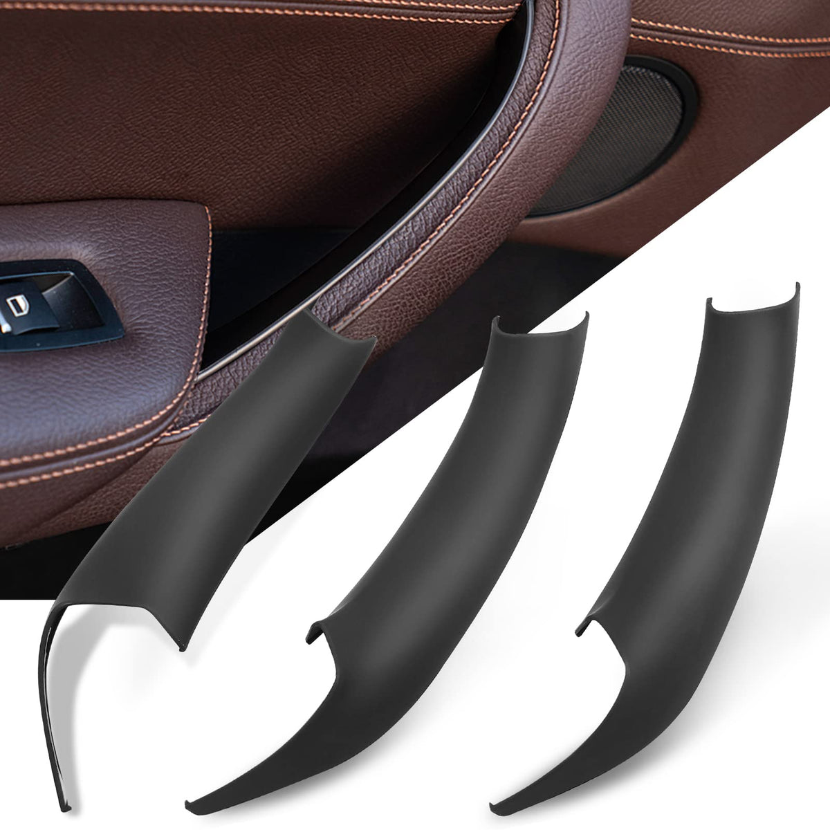 Jaronx Compatible With Bmw X3 F25/X4 F26 Door Handle Covers,3Pcs Door Pull Handl WBCARB0BJKWPY8M