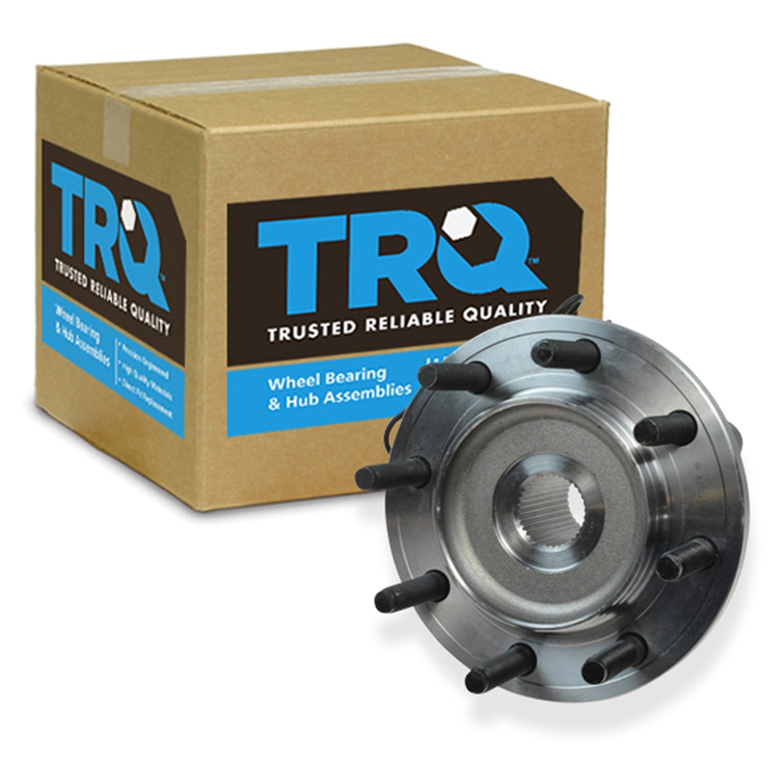 Trq Front Wheel Bearing & Hub Assembly With Abs Sensor Compatible With 2009-2010 Dodge Ram 2500 Ram 3500 2011 Ram 2500 3500