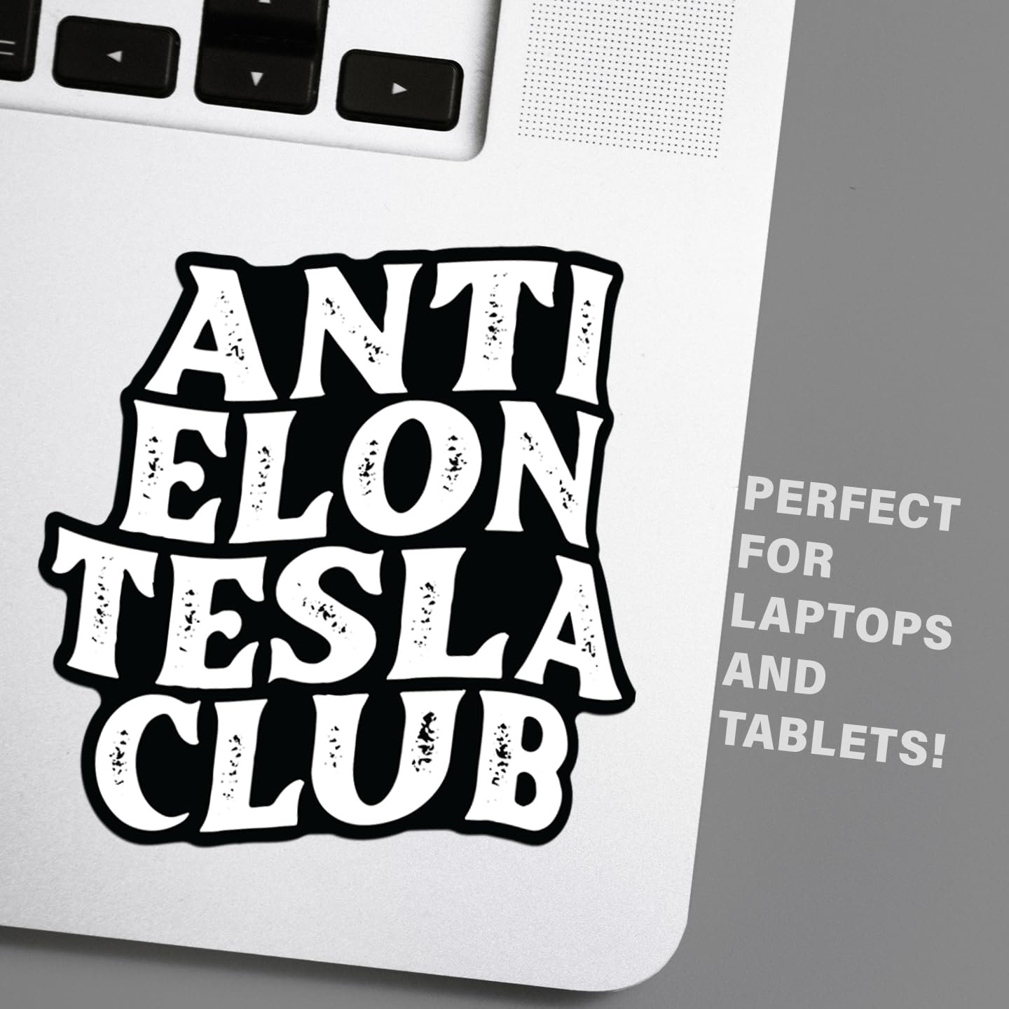 Anti Elon Tesla Club Bumper Sticker Vinyl Decal for Tesla Owners Model X Y 3 Black and White Funny Gift for Tesla Owners Regret