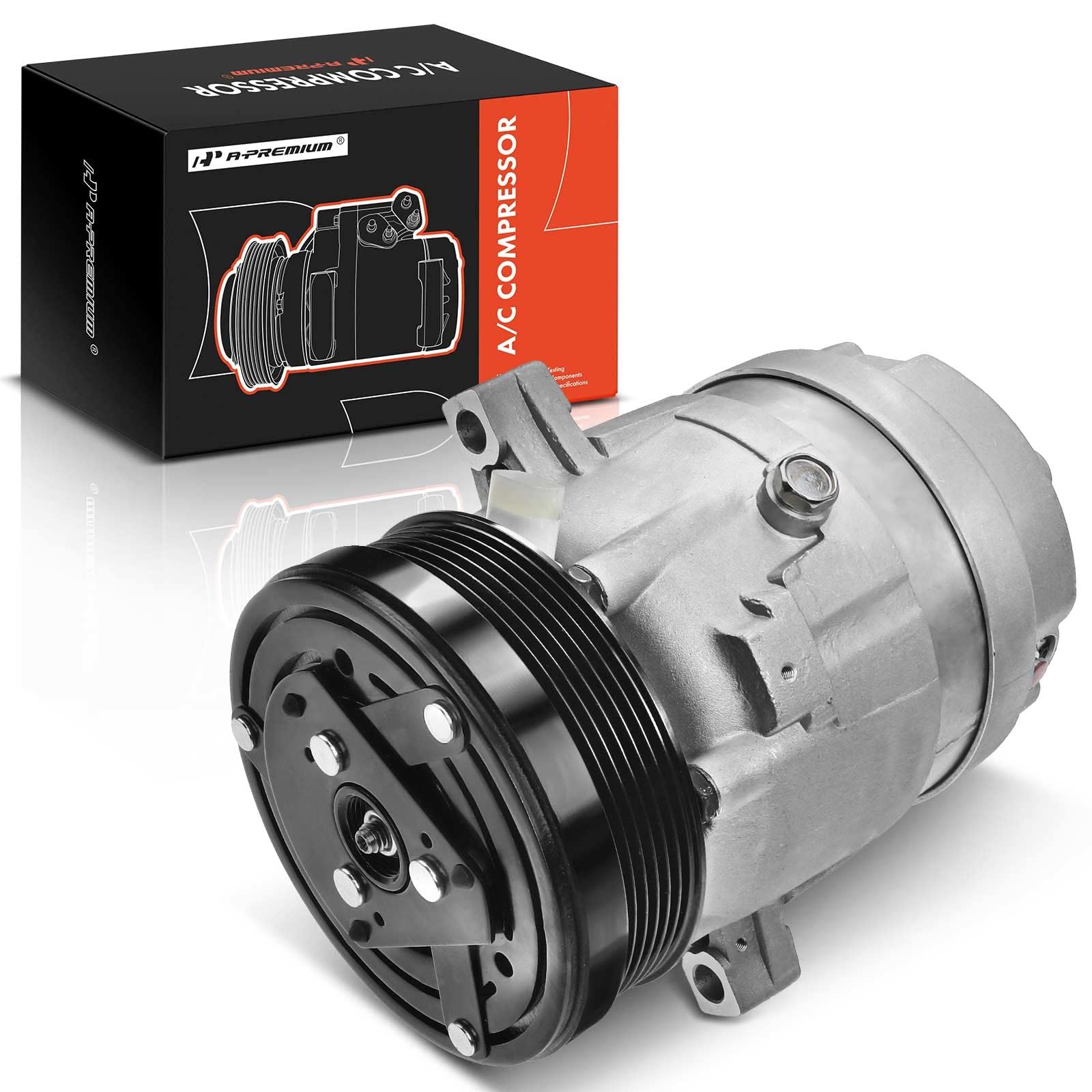 A-Premium Air Conditioner AC Compressor with Clutch Compatible with Buick LeSabre, Park Avenue, Riviera & Oldsmobile 88, 98, LSS