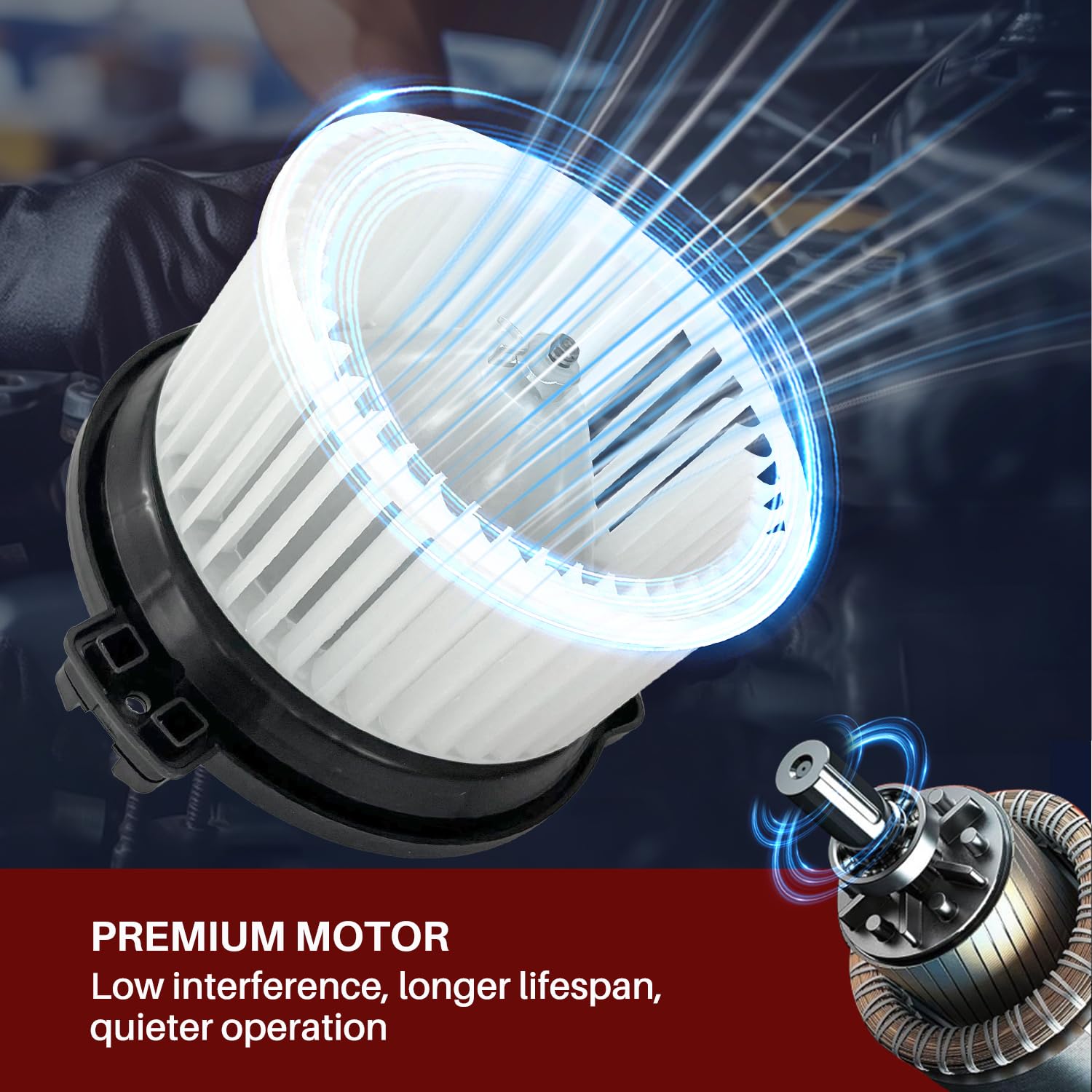 Aspligo 700001 Ac Heater Blower Motor Fan Assembly Fit For Acura Cl 1997-1999