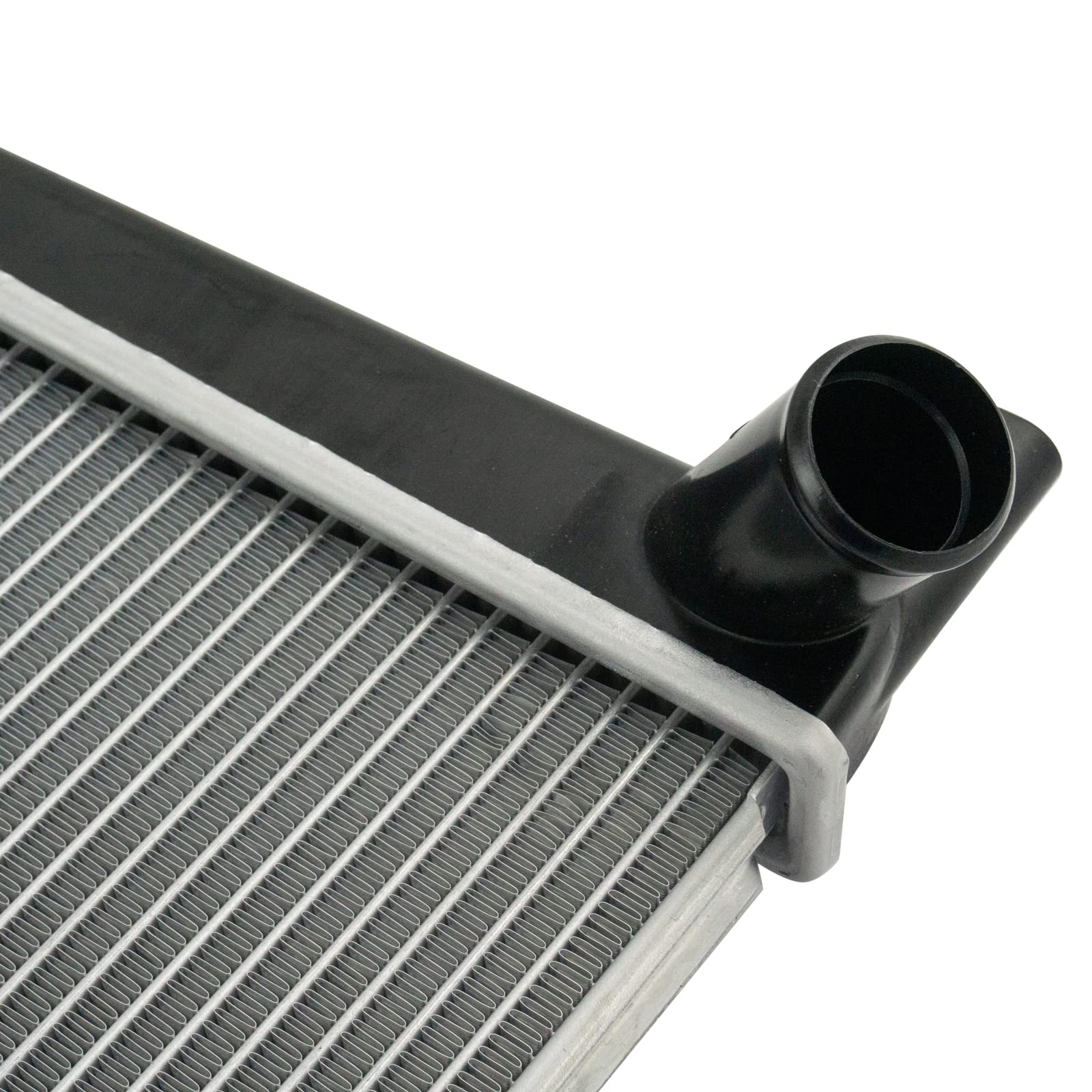 Trq Radiator Assembly Aluminum Core Compatible With 07-15 Mini Cooper 11-16 Cooper Countryman 13-16 Cooper Paceman Cu13167 Mc301