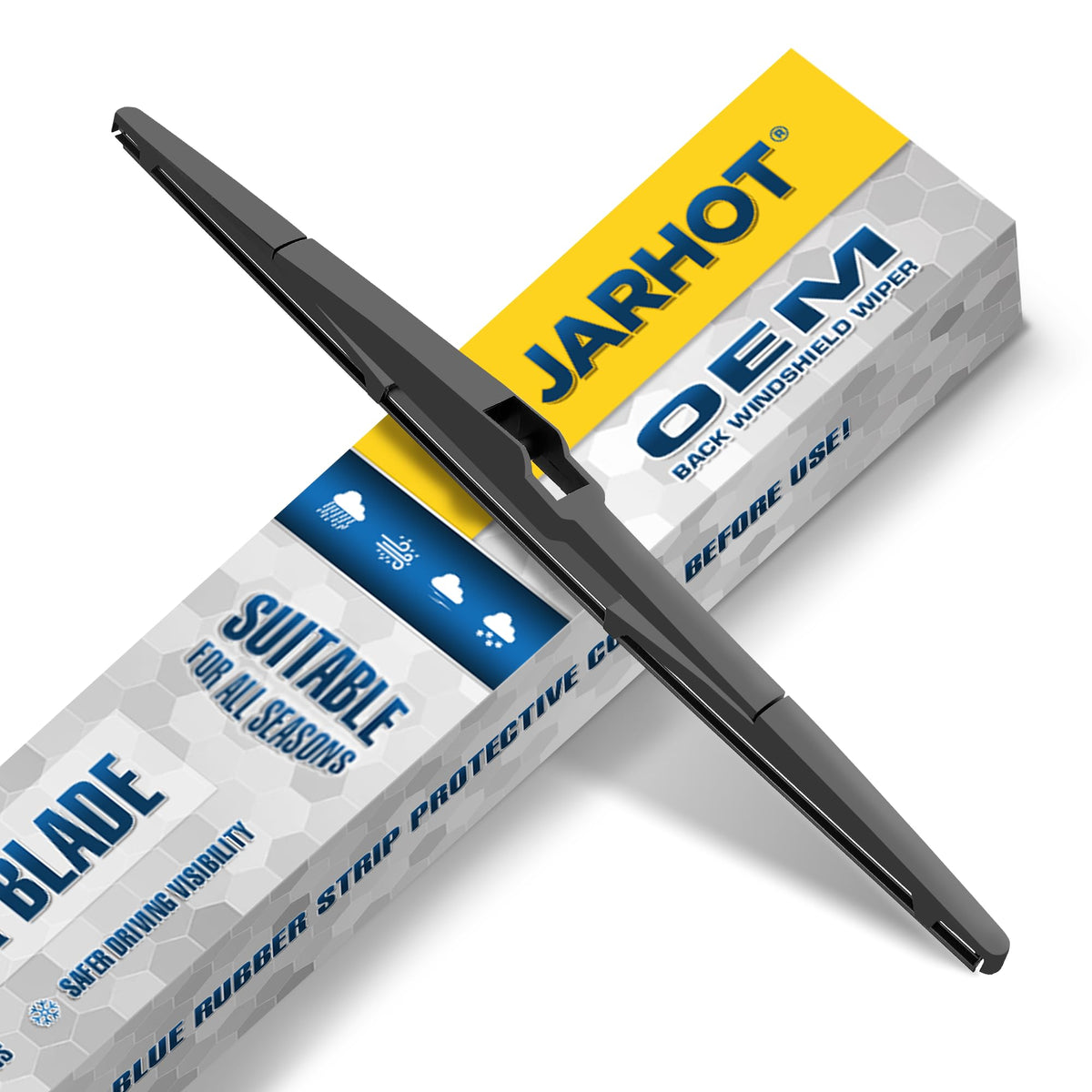 Jarhot 14 Inch Rear Wiper Blade Replacement For Dodge Journey 2020-2010/Jeep Cherokee 2022-2014/Hyundai Tucson 2021-2016 Nexo 23