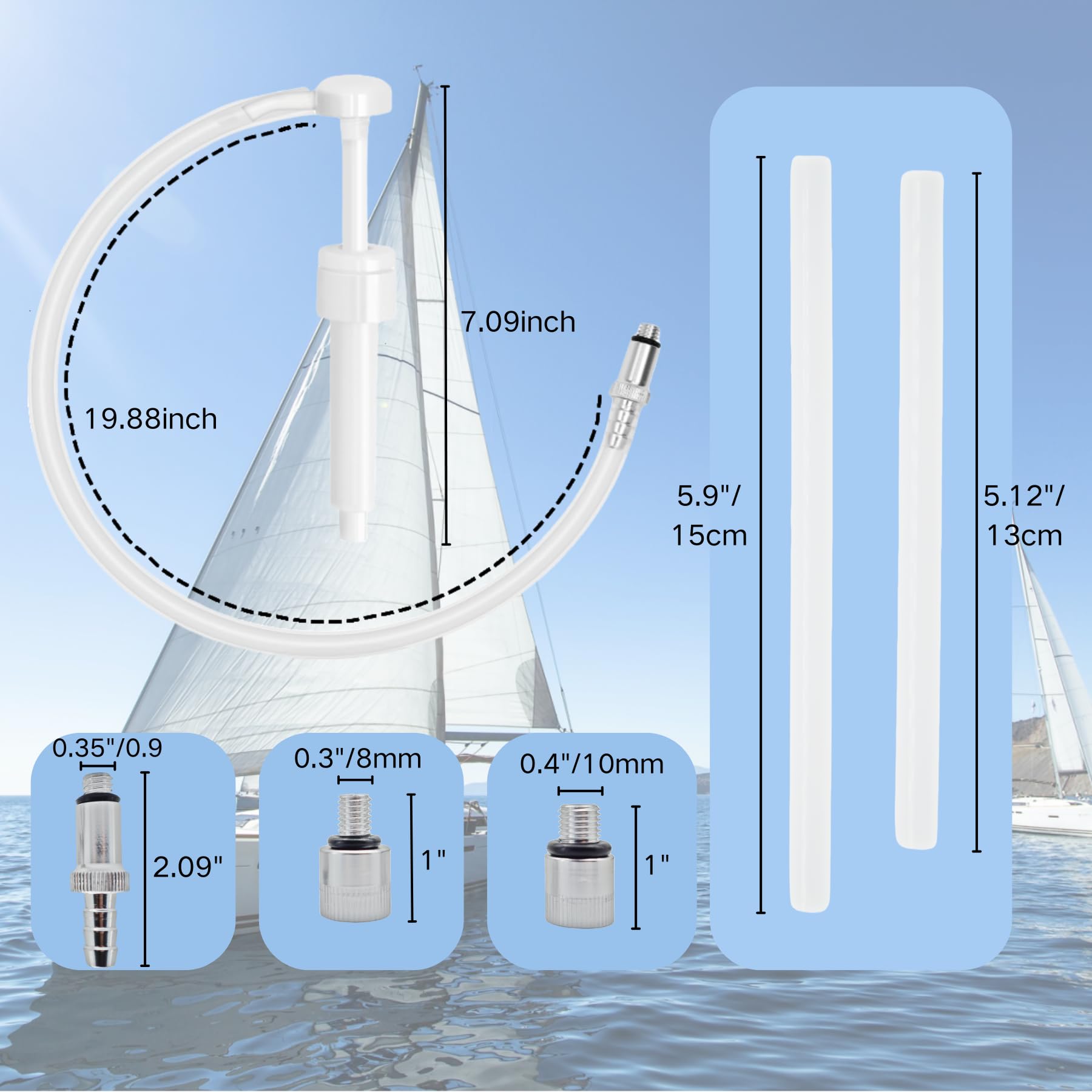 SeaSierra Marine Lower Unit Gear Lube Oil Pump for Mercury Yamaha Honda Suzuki Outboard and Mercruiser Out Drive