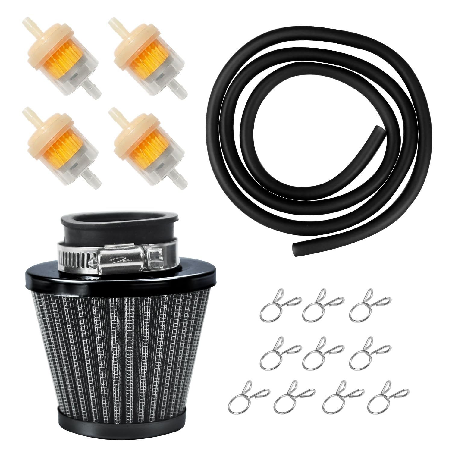Holato 35Mm Air Filter Fuel Line Kit For 110Cc 125Cc Ssr110 Ssr125 Ttr90 Ttr110 Pw80 Crf50 Crf70 Xr50 Xr70 Klx110 Baja Dr70 Moto