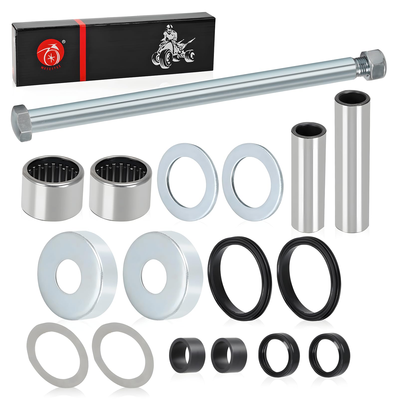 Swing Arm Bearing Bushing Seal Pivot Shaft Bolt Kit For Yamaha Blaster 200 1988-2006