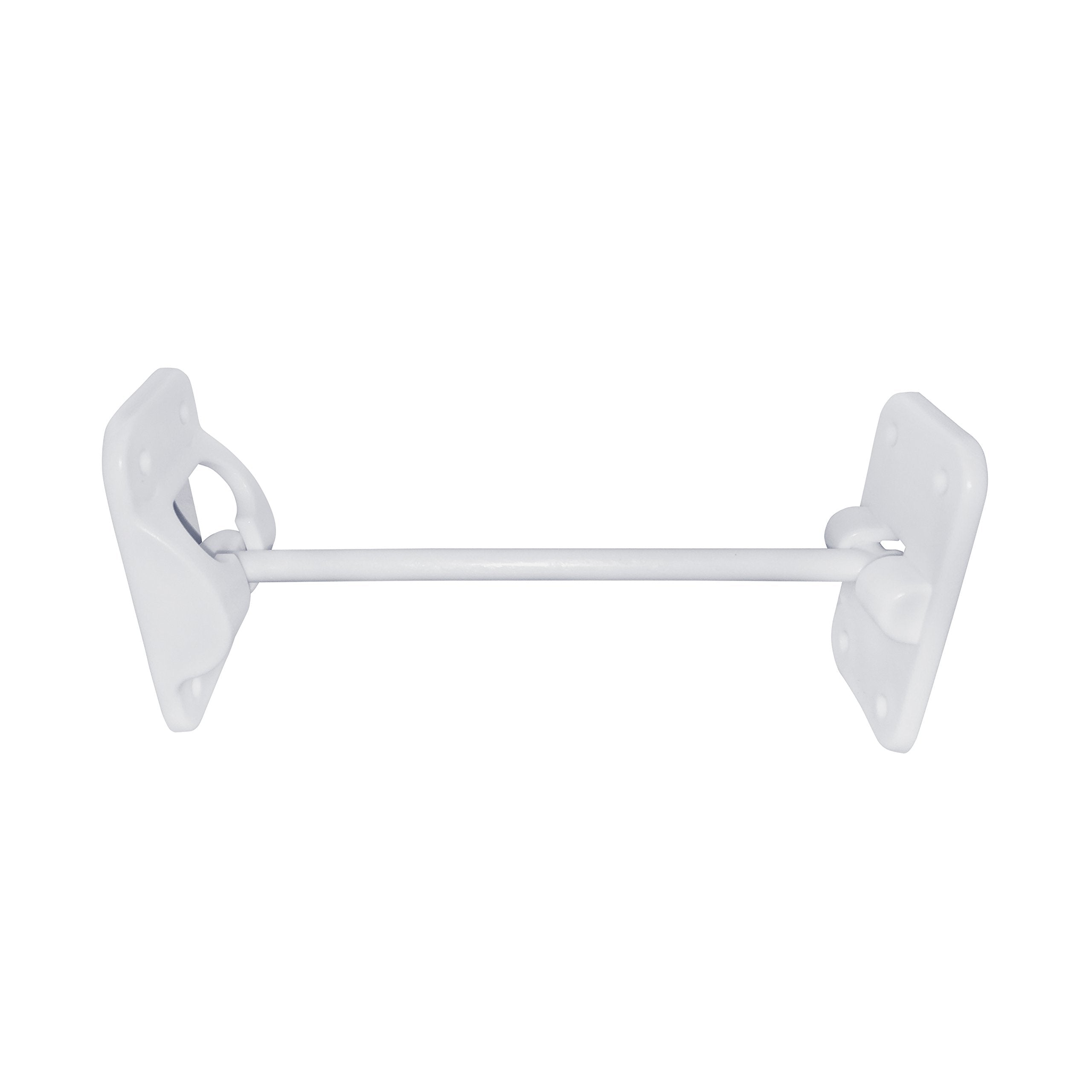 Camp'N T-Style 6 Door Latch-Holder-Catch With Hardware For Rv, Trailer, Camper, Motor Home, Cargo Trailer - Oem Replacement (White 2-Piece)