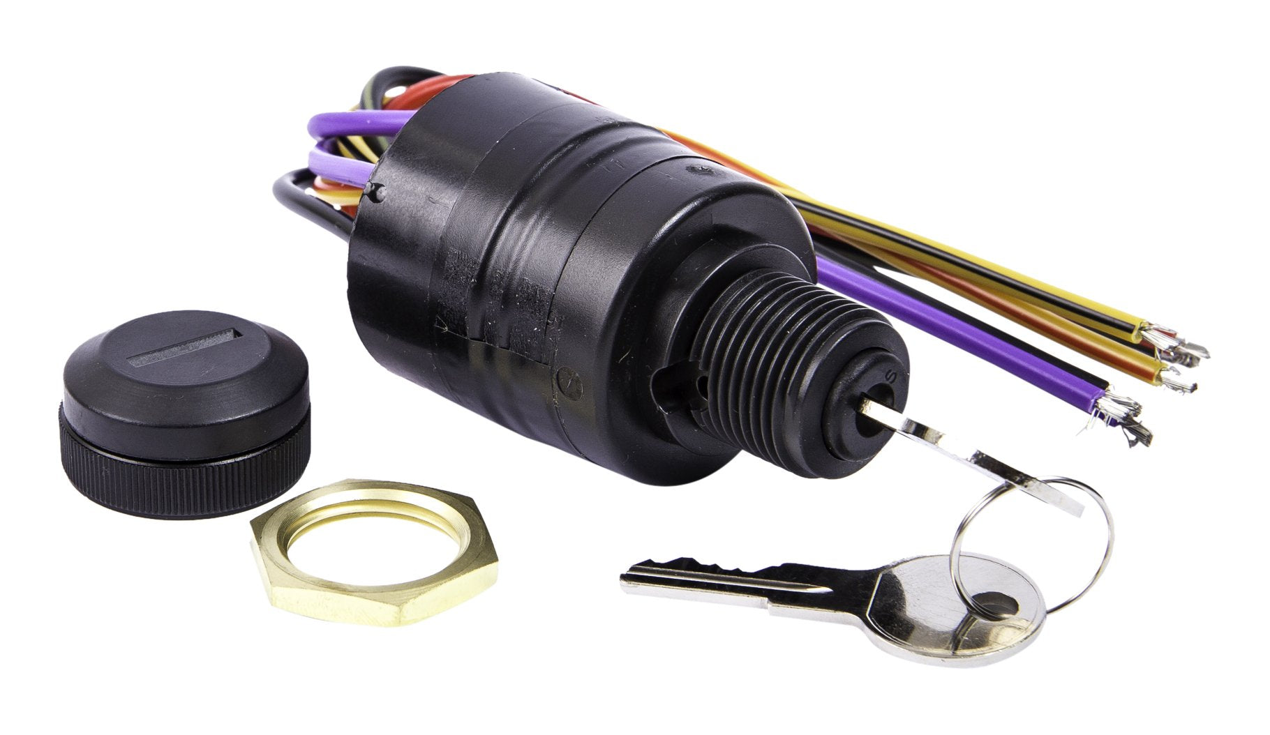 Sierra International Mp39710-1 Polyester 4-Position Magneto Off-Run-Start Switch Push To Choke With Terminal Type 7 Color Coded 