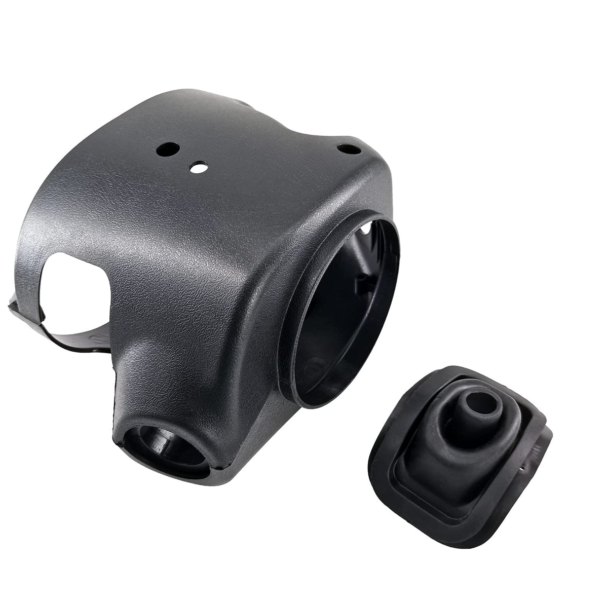 ASTAMOTOR Upper & Lower Steering Column Cover Shroud + Shifter Boot fit for Chevy Tahoe Suburban Avalanche GMC Yukon Escalade Re