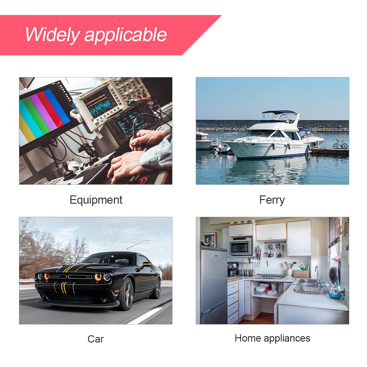 5 Pin 12V 30A Heavy Duty Automotive Relay - Multi-Purpose, Pack Of 4