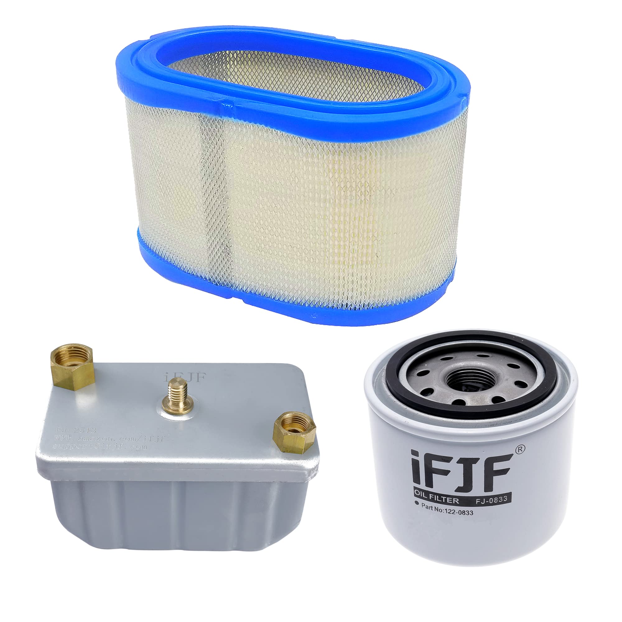 Ifjf 149-2513/1492513 Fuel Filter, 122-0833 Oil Filter And 140-2897 Air Filter Replacement For Rv Qd Series Hdkah Hdkak Hdkaj, H