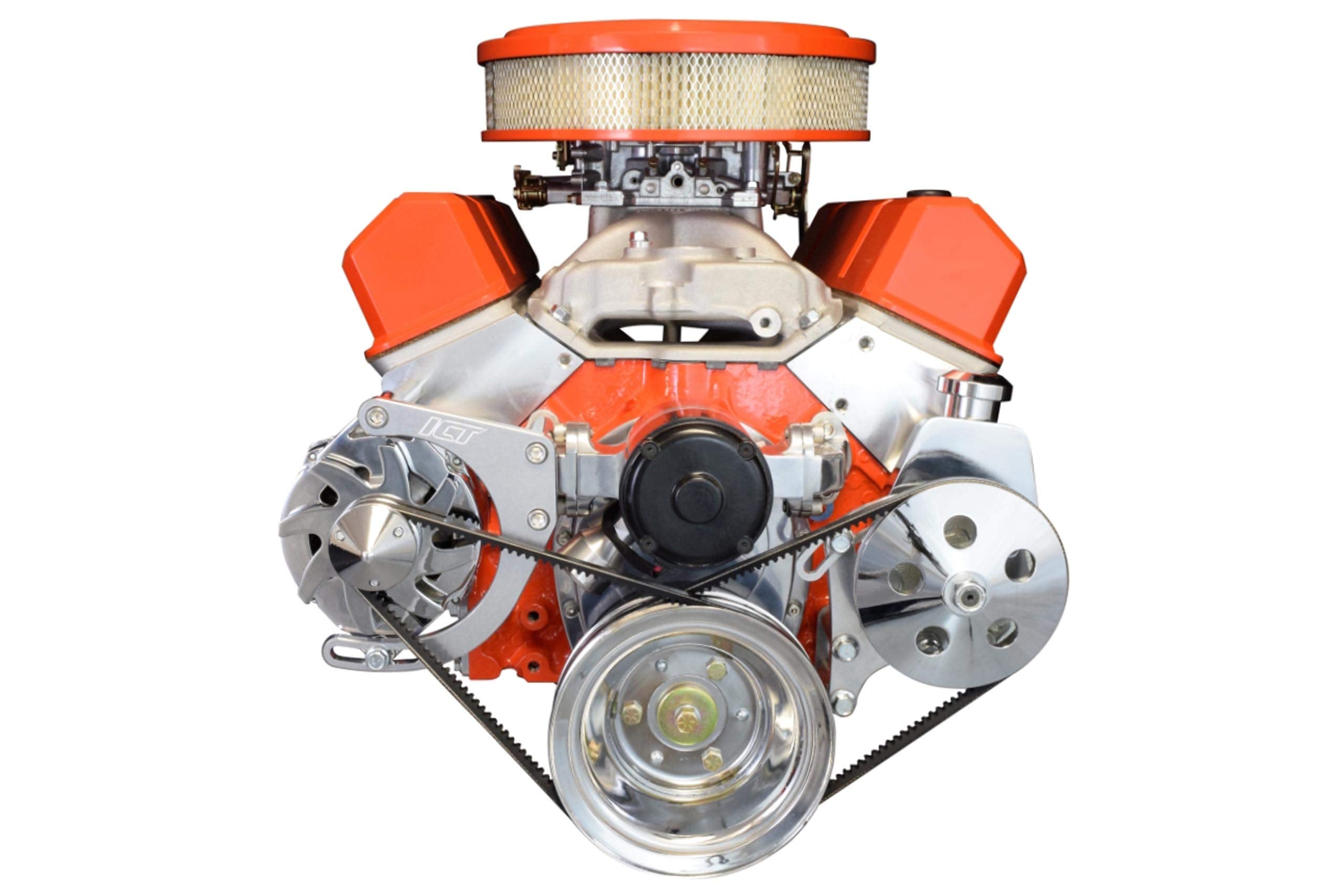 ICT Billet SBC Alternator Bracket Adjustable Electric Water Pump Small Block 350 Chevy Mount Kit 305 327 350 5.0L 5.7L Compatibl