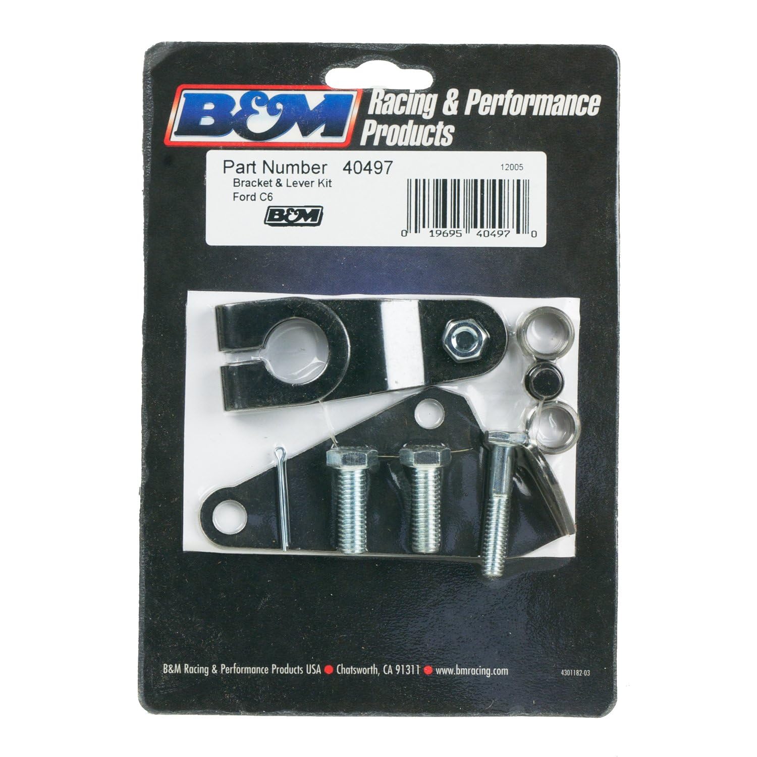 B&M 40497 Steel Transmission Bracket Kit