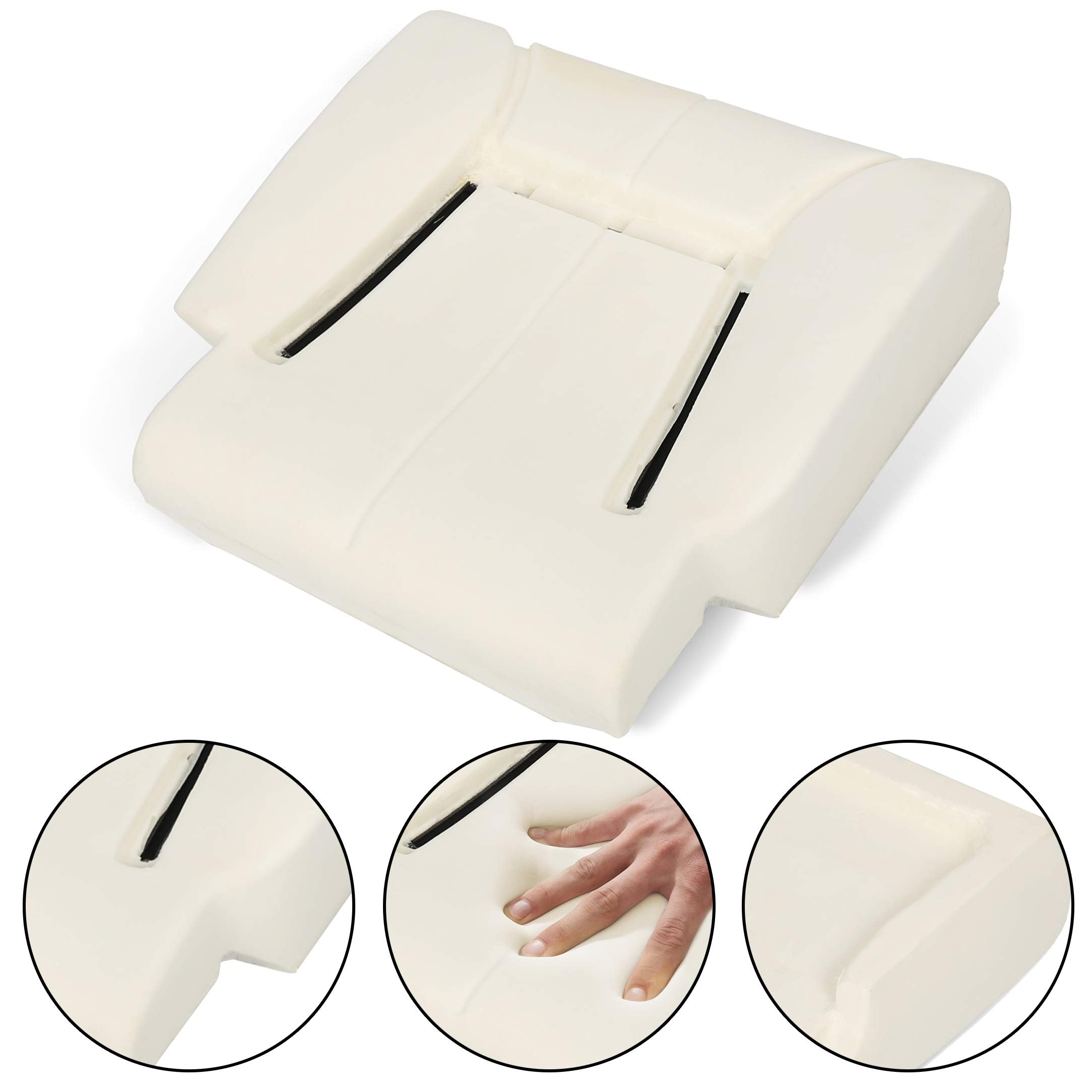 ECOTRIC Driver Side Seat Foam Compatible with 1998-2002 Dodge Ram 1500 2500 3500 SLT Left Side Bottom Replacement Seat Cushion Pad