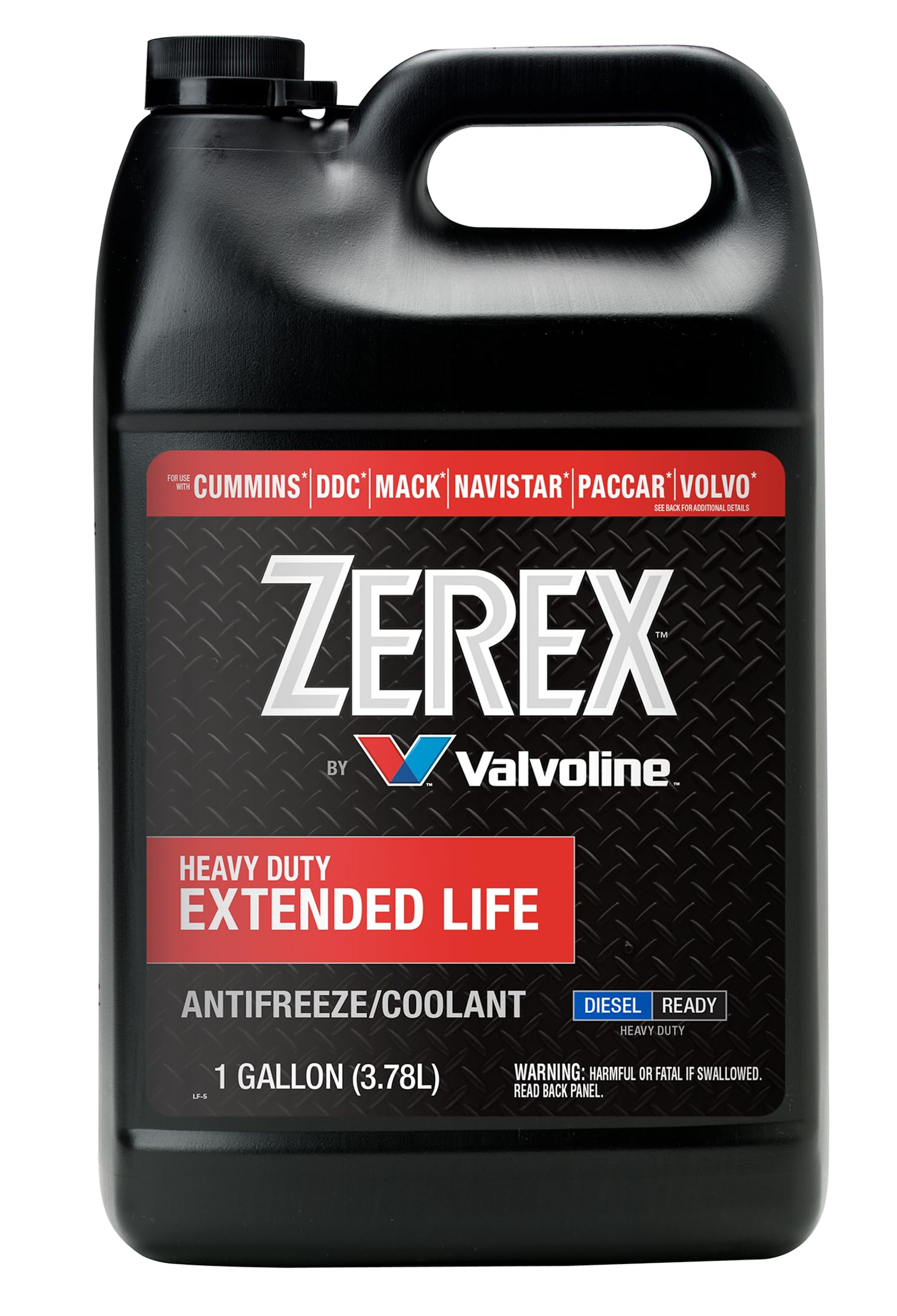 Zerex Extended Life Red Heavy Duty (Hd) Concentrate Antifreeze/Coolant 1 Ga