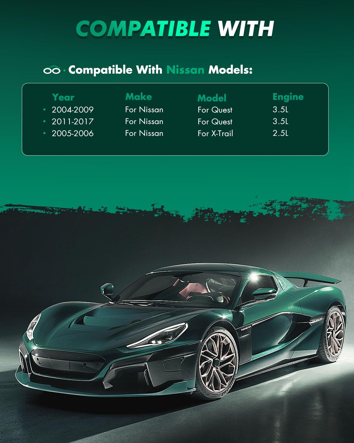 Scitoo D855 D905 Front Semi-Metal Rear Ceramic Brake Pads Sets Fit For Infiniti 2011 2012 2013 2016 2017 2018 2019,For Nissan 20