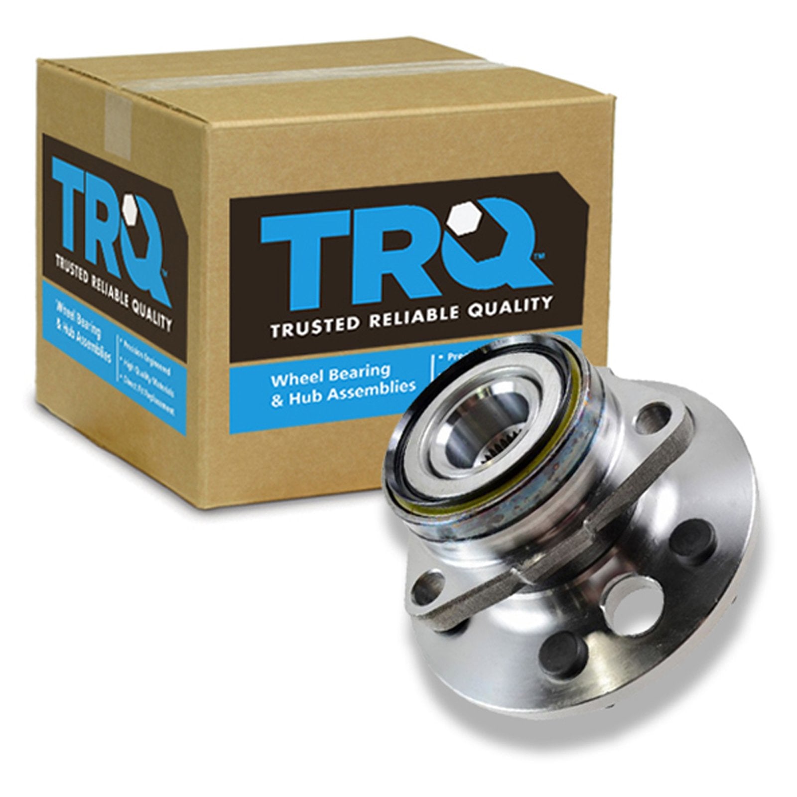 Trq Front Wheel Bearing & Hub Assembly 4Wd With Abs Sensor Compatible With 1992-1994 Chevrolet Blazer 1988-1994 K1500 K1500 Subu