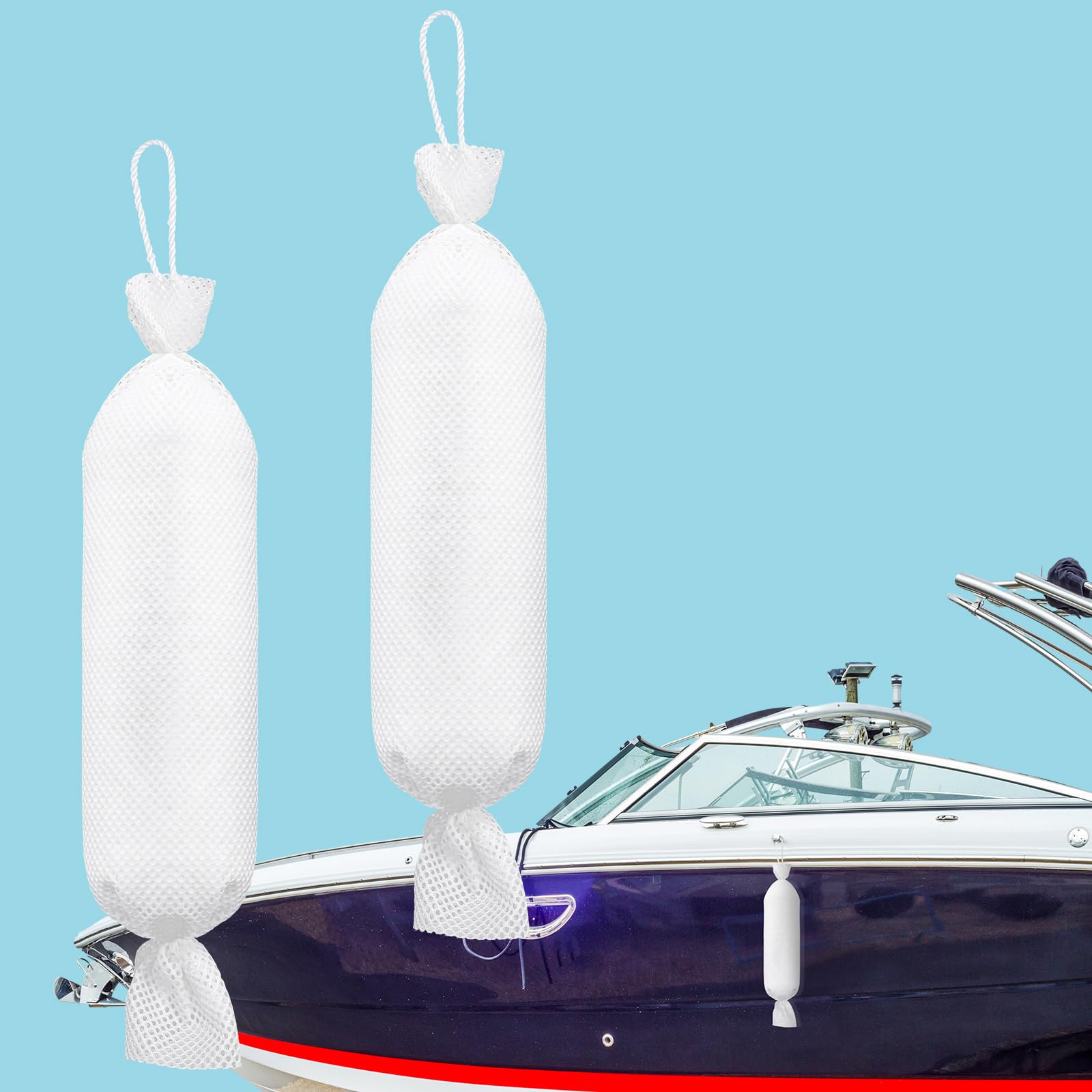 Threlaco 2 Pcs Bilge Socks 5    x 16    Oil-only Absorbent Sock Bilge Cleaning System Oil-only Absorbent and Bioremediation Abso
