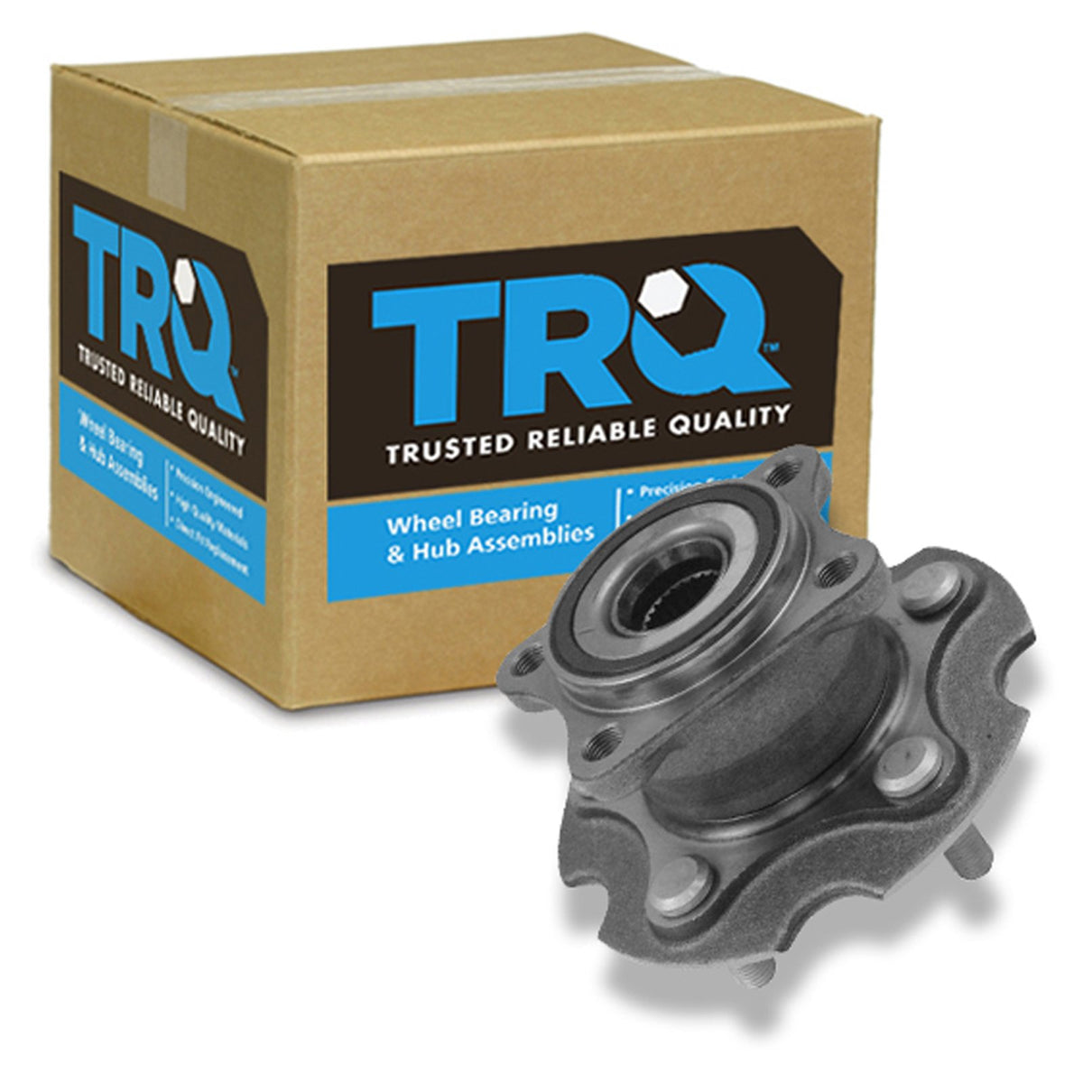 Trq Rear Left Right Wheel Hub Bearing Assembly Driver Passenger Side Compatible With 2015-2017 Lexus Nx200T 2018-2021 Nx300 2015