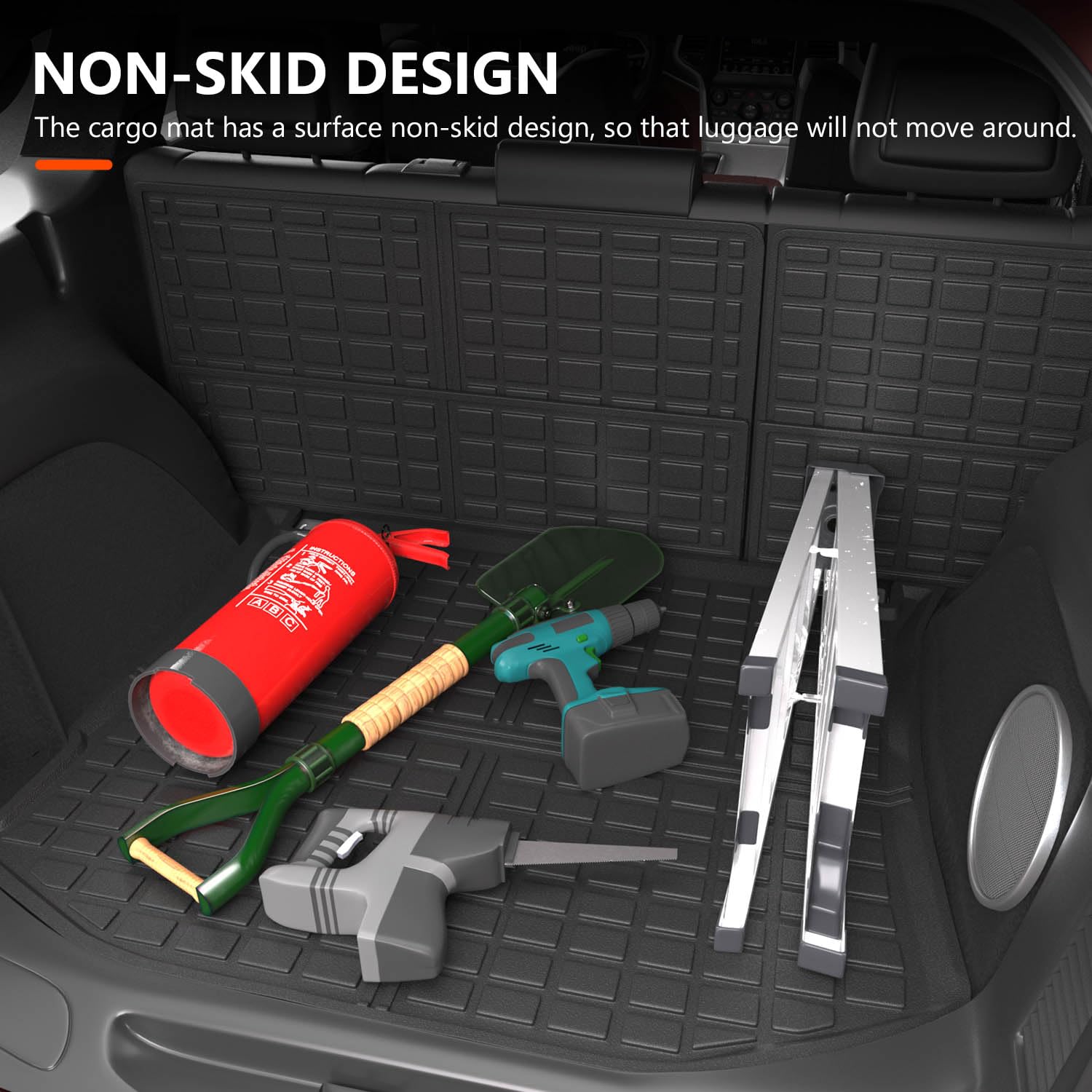 powoq Trunk Mat Compatible with 2011-2021 Jeep Grand Cherokee 2022 2023 Grand Cherokee WK Backrest Mat Replacement for Grand Che